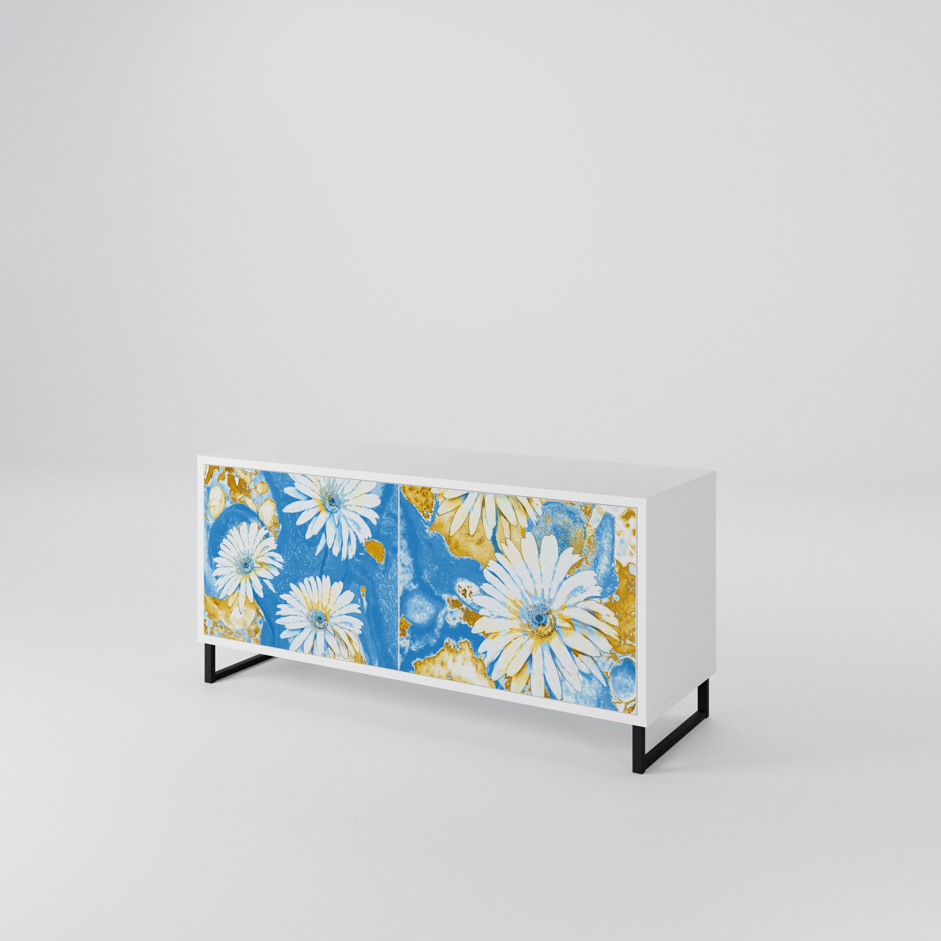 DAISY LUXE Kompaktes 2-türiges TV-Lowboard