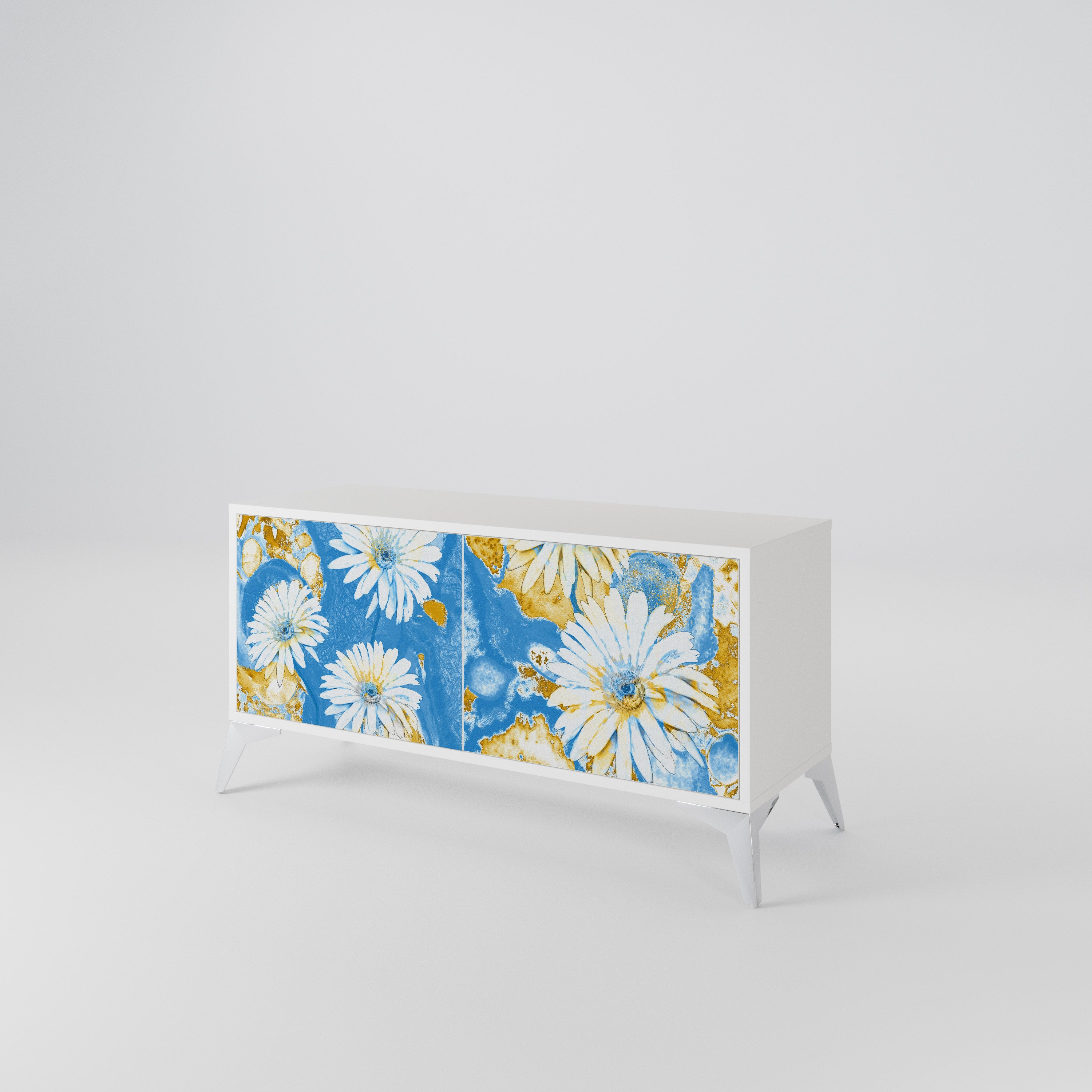 DAISY LUXE Kompaktes 2-türiges TV-Lowboard