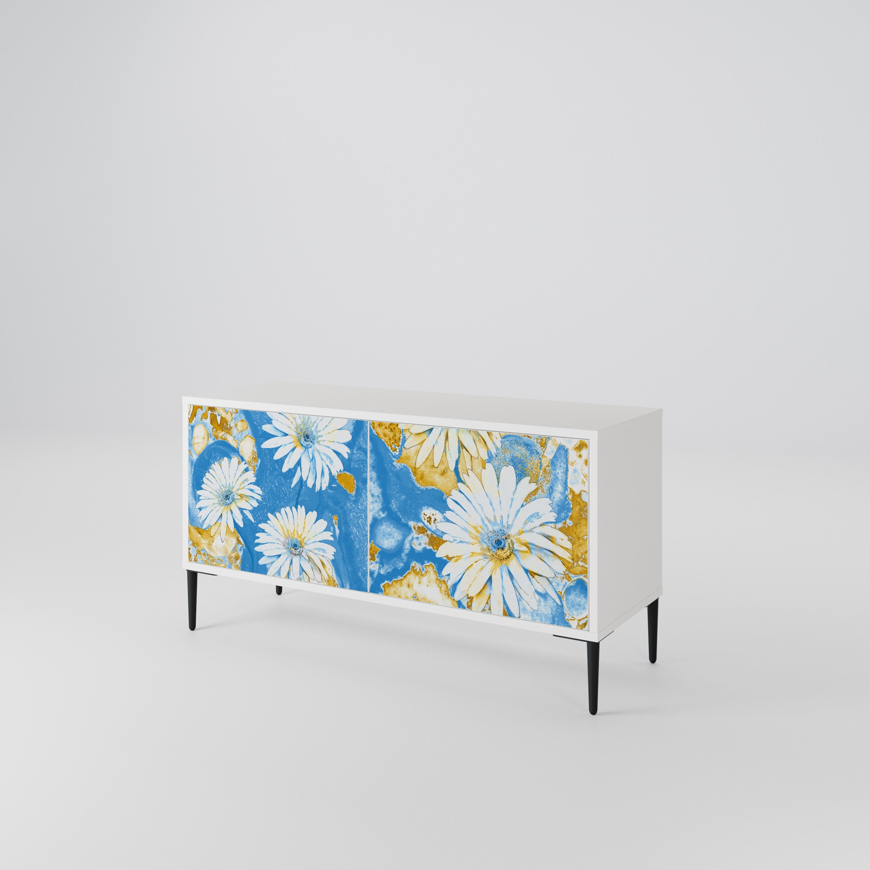 DAISY LUXE Kompaktes 2-türiges TV-Lowboard