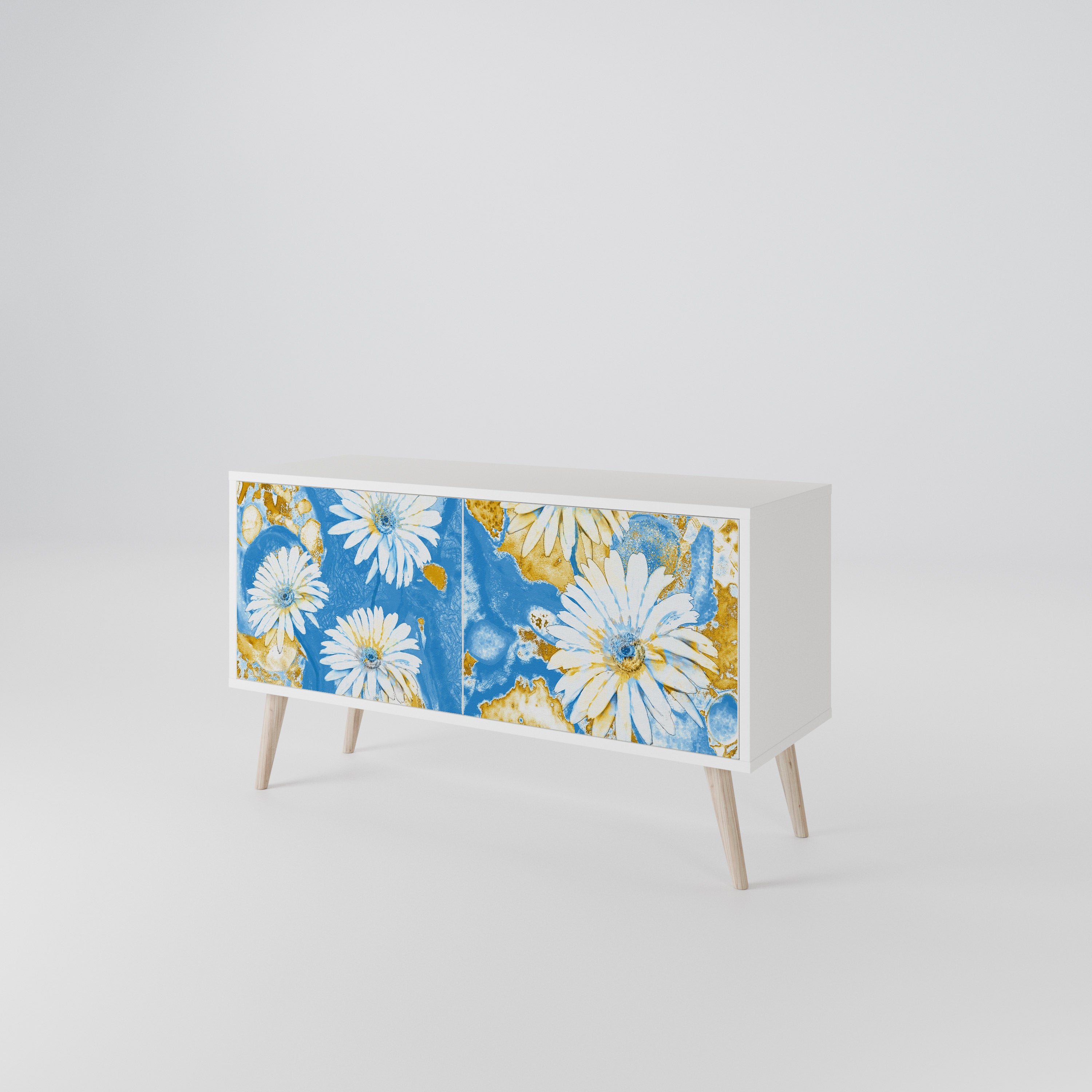 DAISY LUXE Kompaktes 2-türiges TV-Lowboard