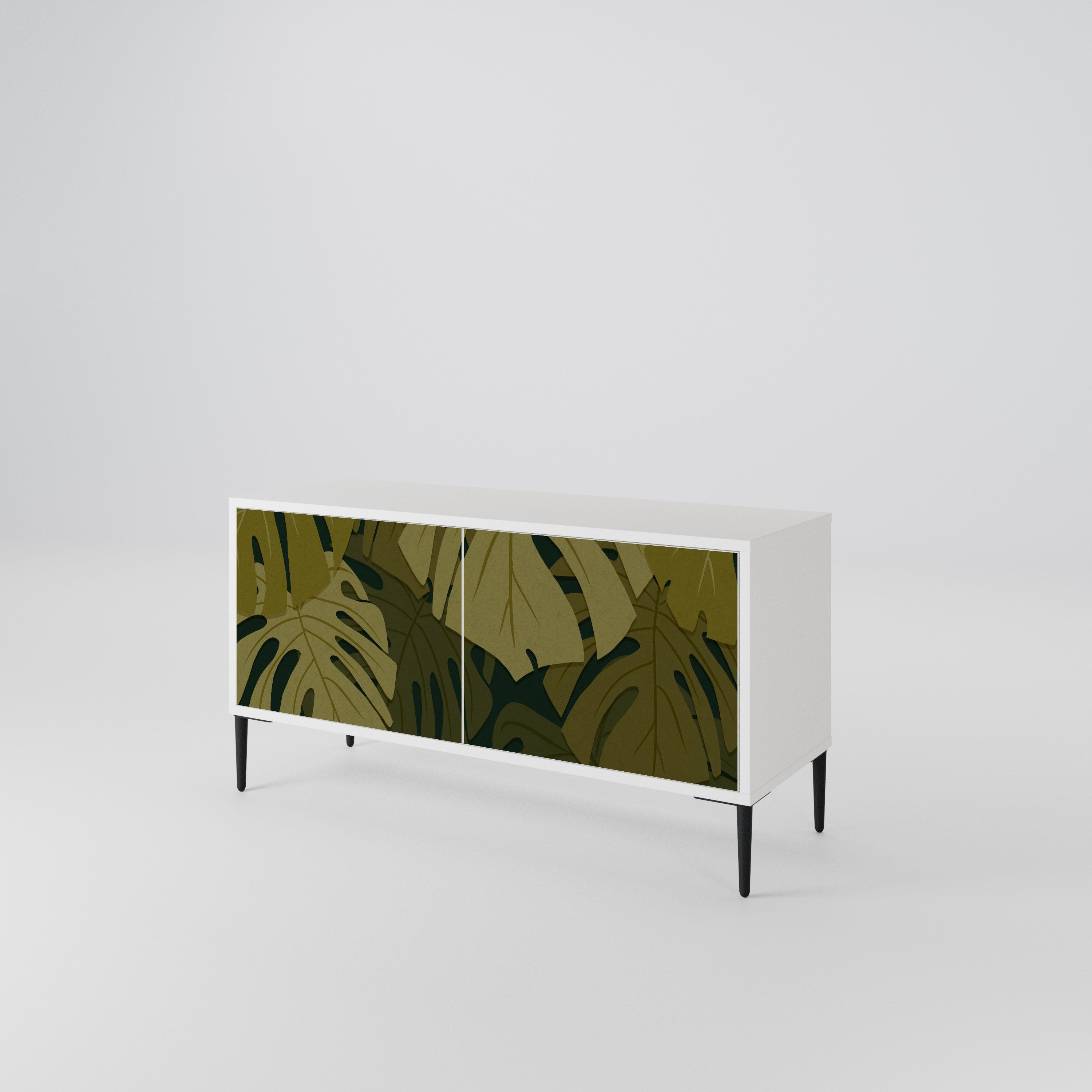 TROPICAL BEAUTY Kompaktes 2-türiges TV-Lowboard