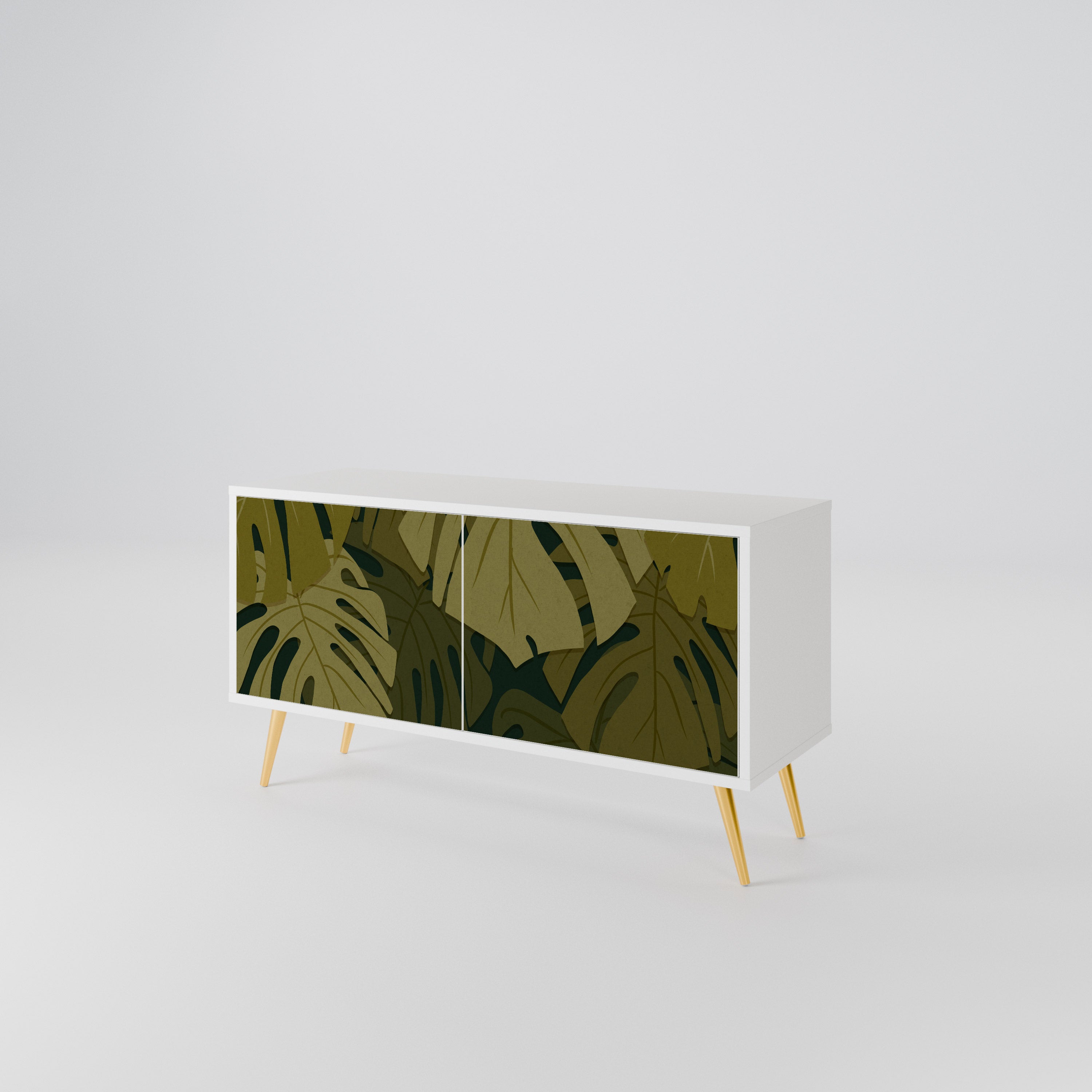 TROPICAL BEAUTY Kompaktes 2-türiges TV-Lowboard