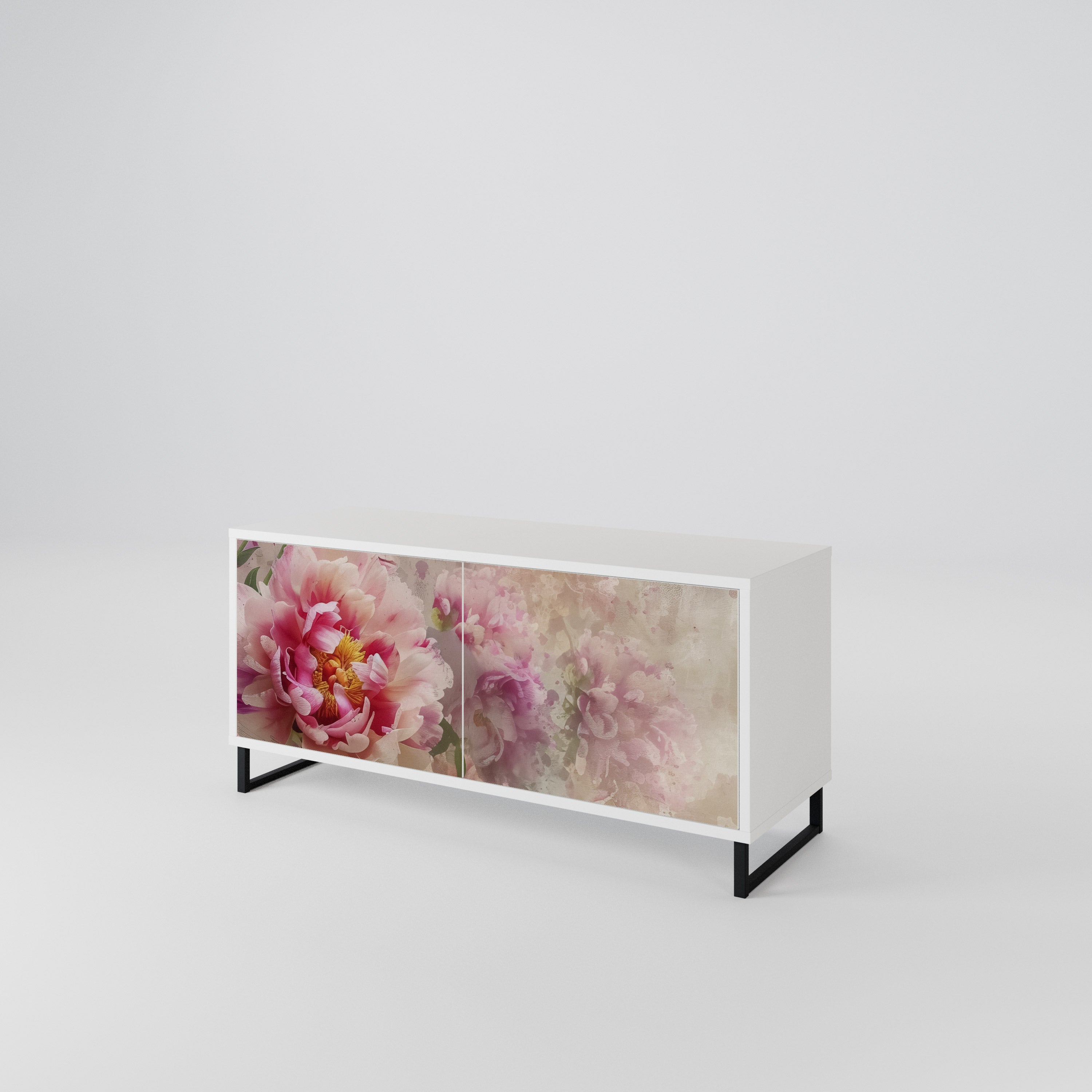 PEONY WHISPER Kompaktes 2-türiges TV-Lowboard