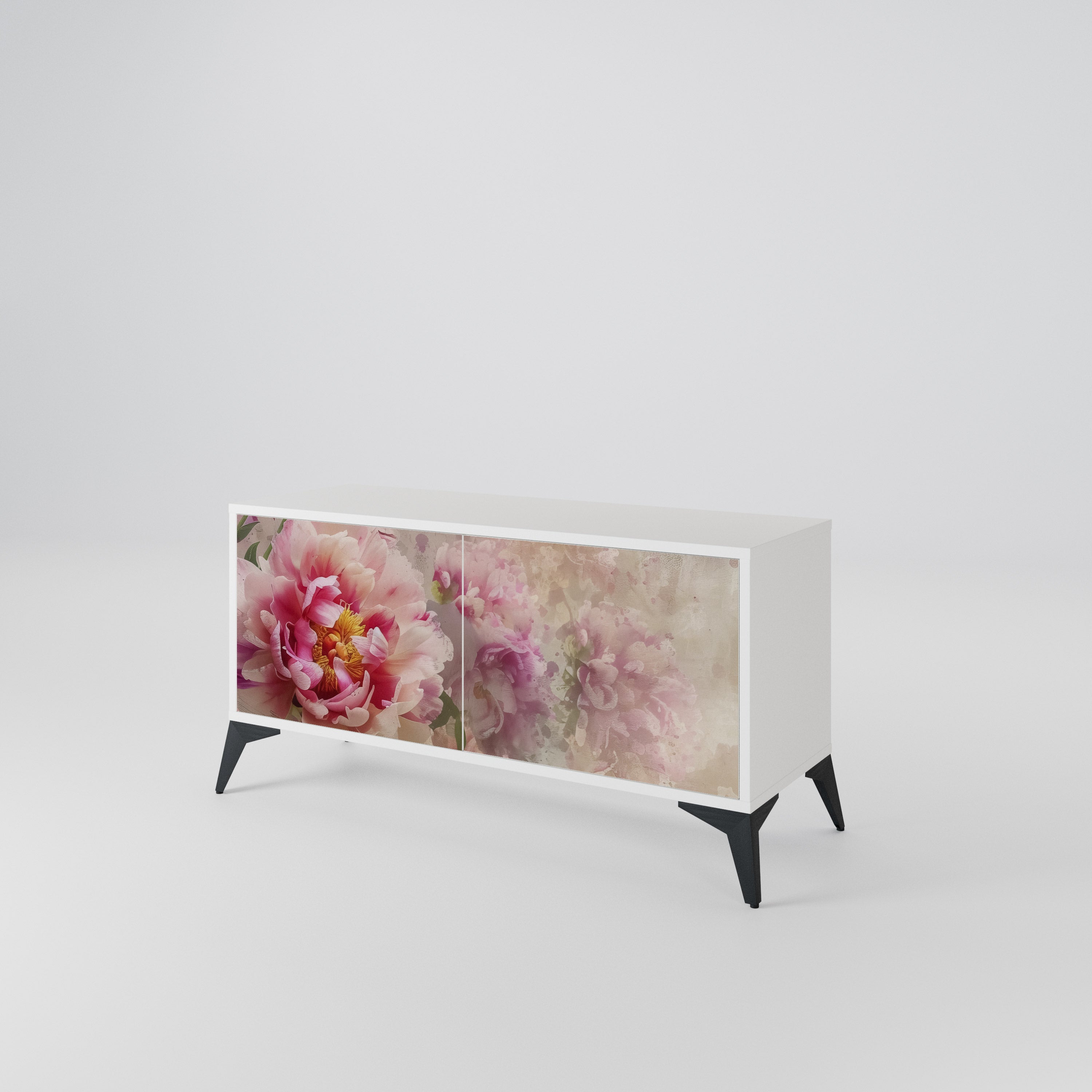 PEONY WHISPER Kompaktes 2-türiges TV-Lowboard