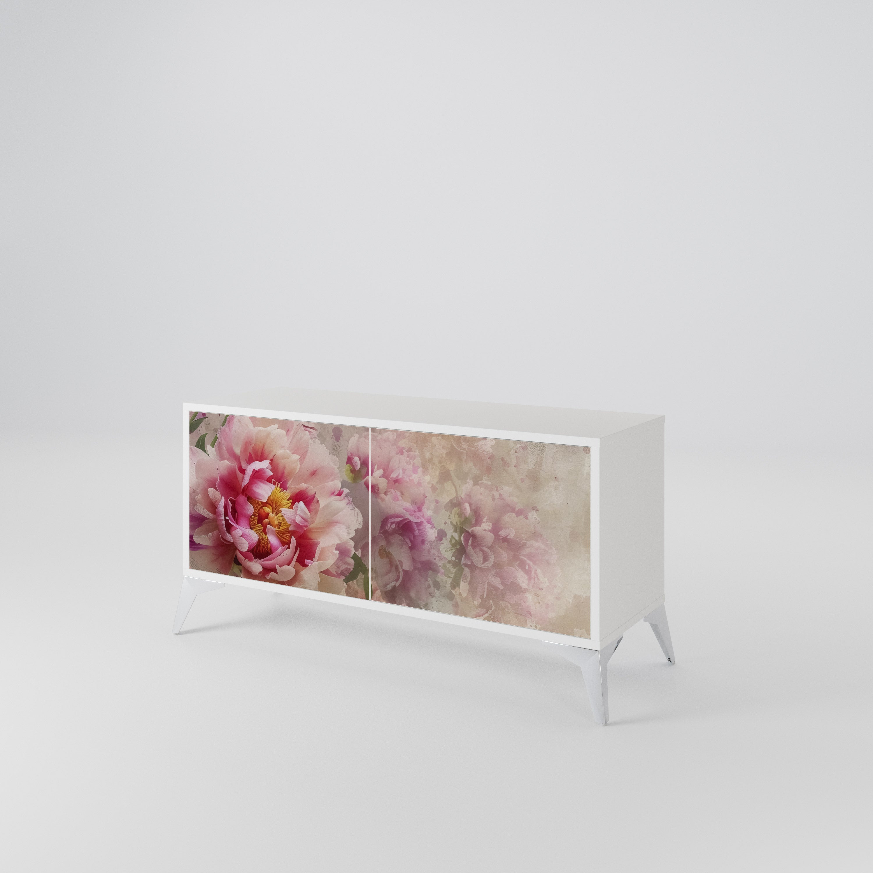 PEONY WHISPER Kompaktes 2-türiges TV-Lowboard