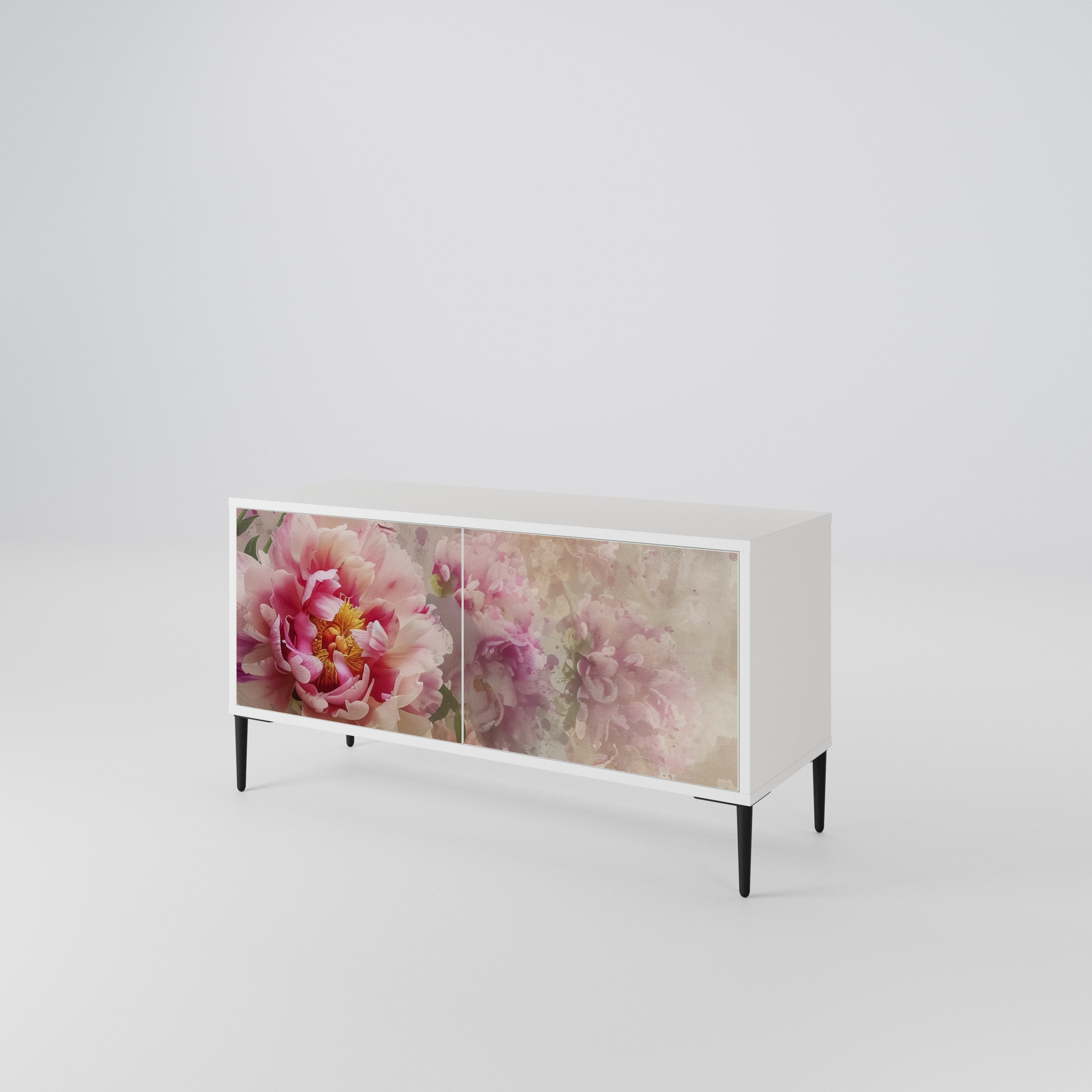 PEONY WHISPER Kompaktes 2-türiges TV-Lowboard