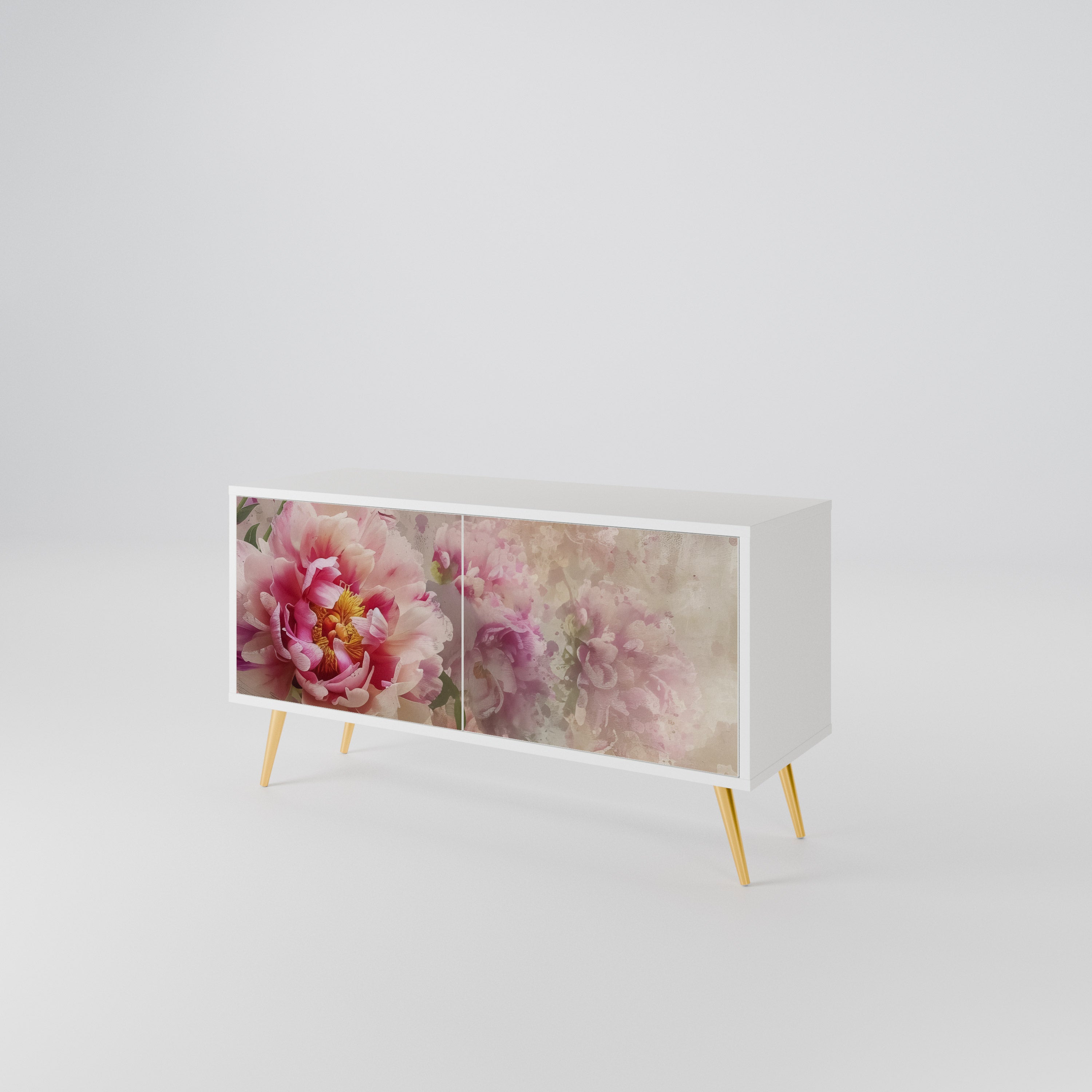 PEONY WHISPER Kompaktes 2-türiges TV-Lowboard