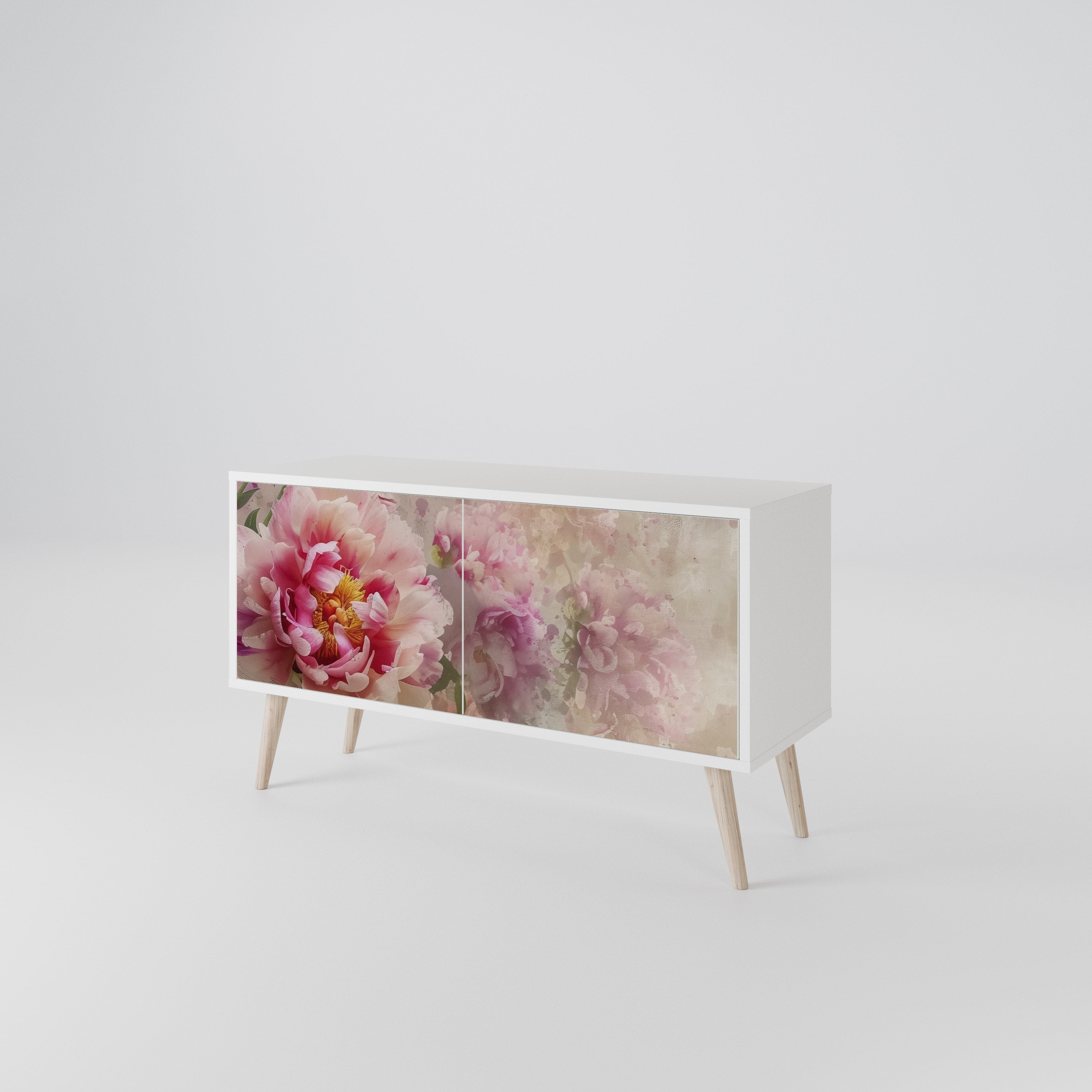 PEONY WHISPER Kompaktes 2-türiges TV-Lowboard