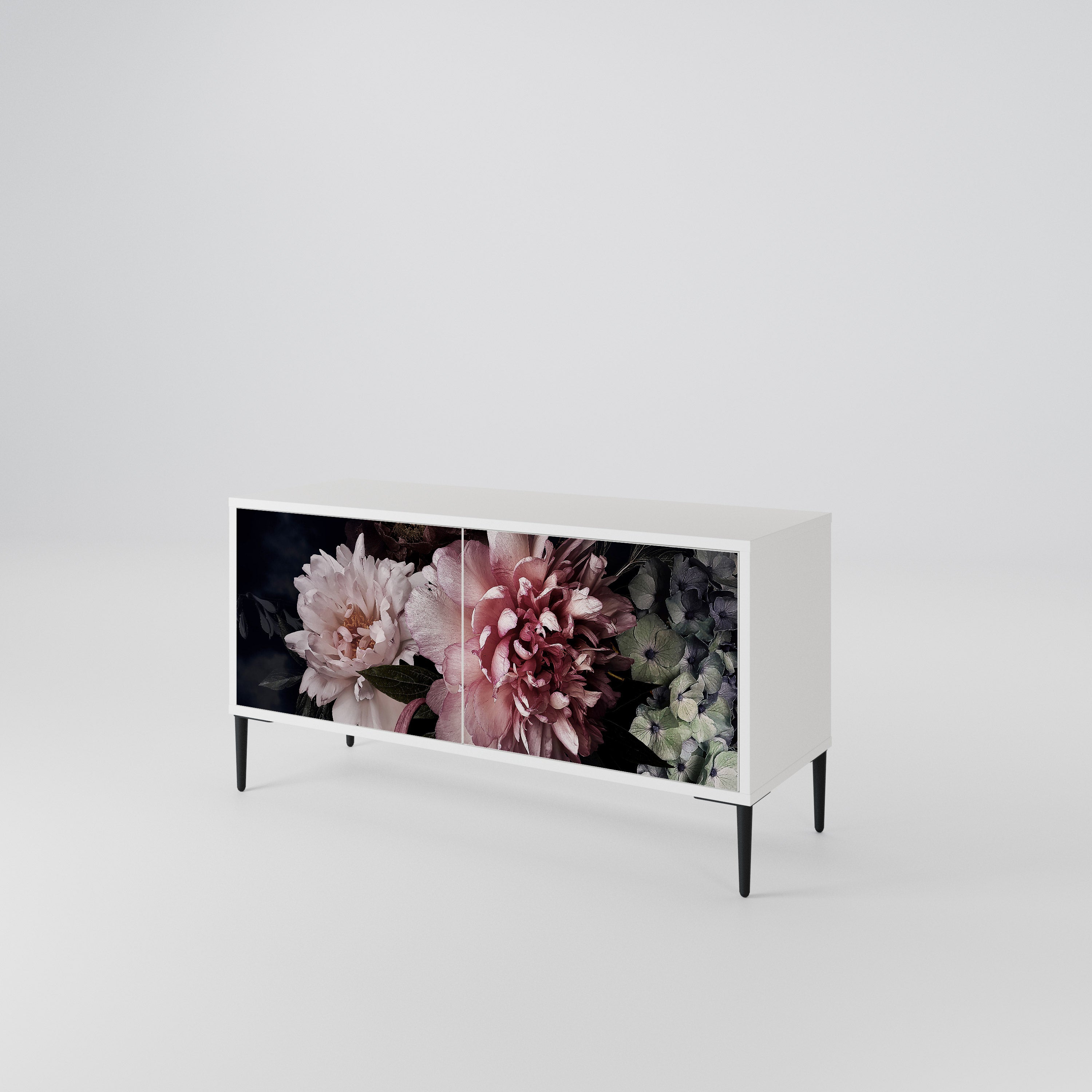 PURE BLOSSOM Kompaktes 2-türiges TV-Lowboard