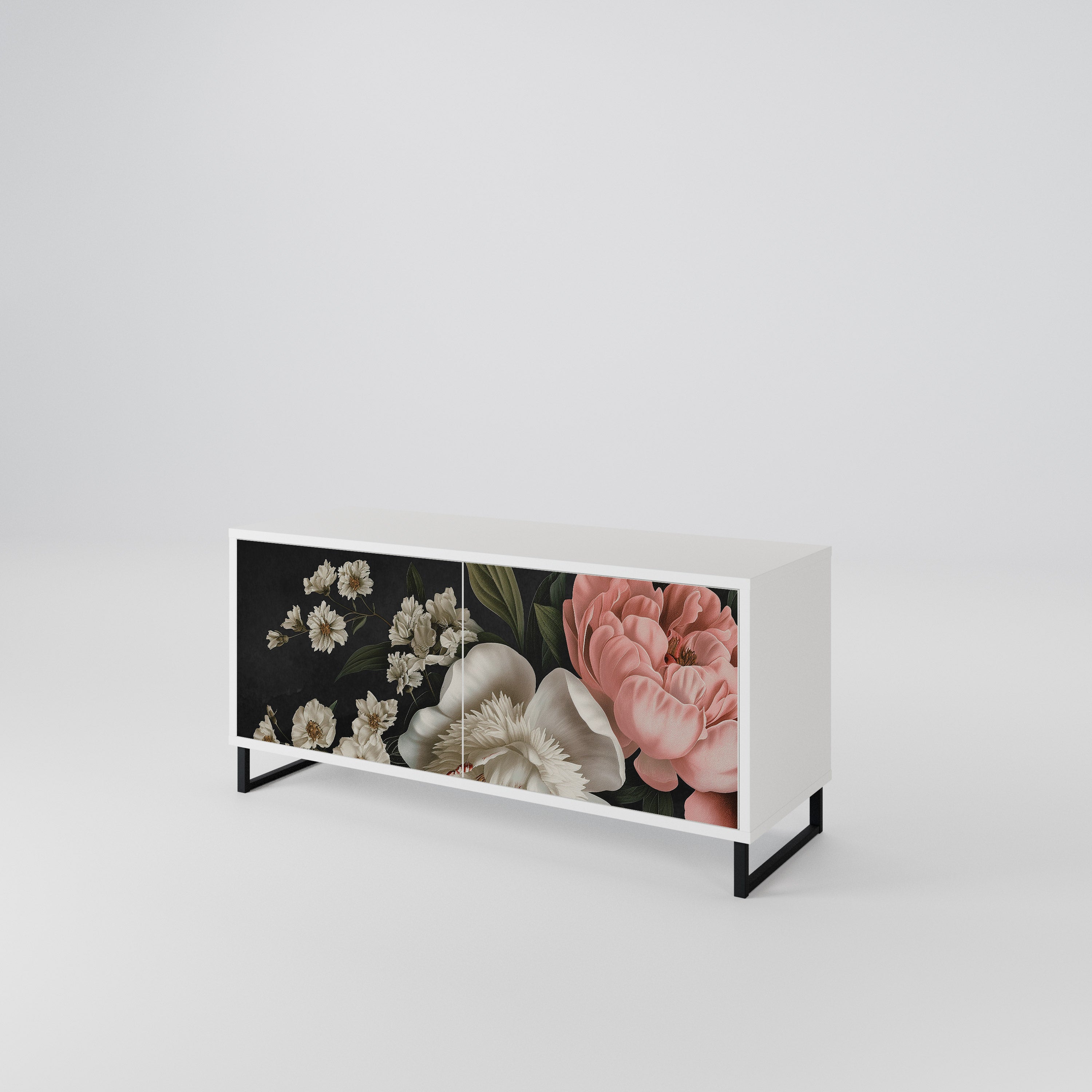 LUSH ELEGANCE Kompaktes 2-türiges TV-Lowboard