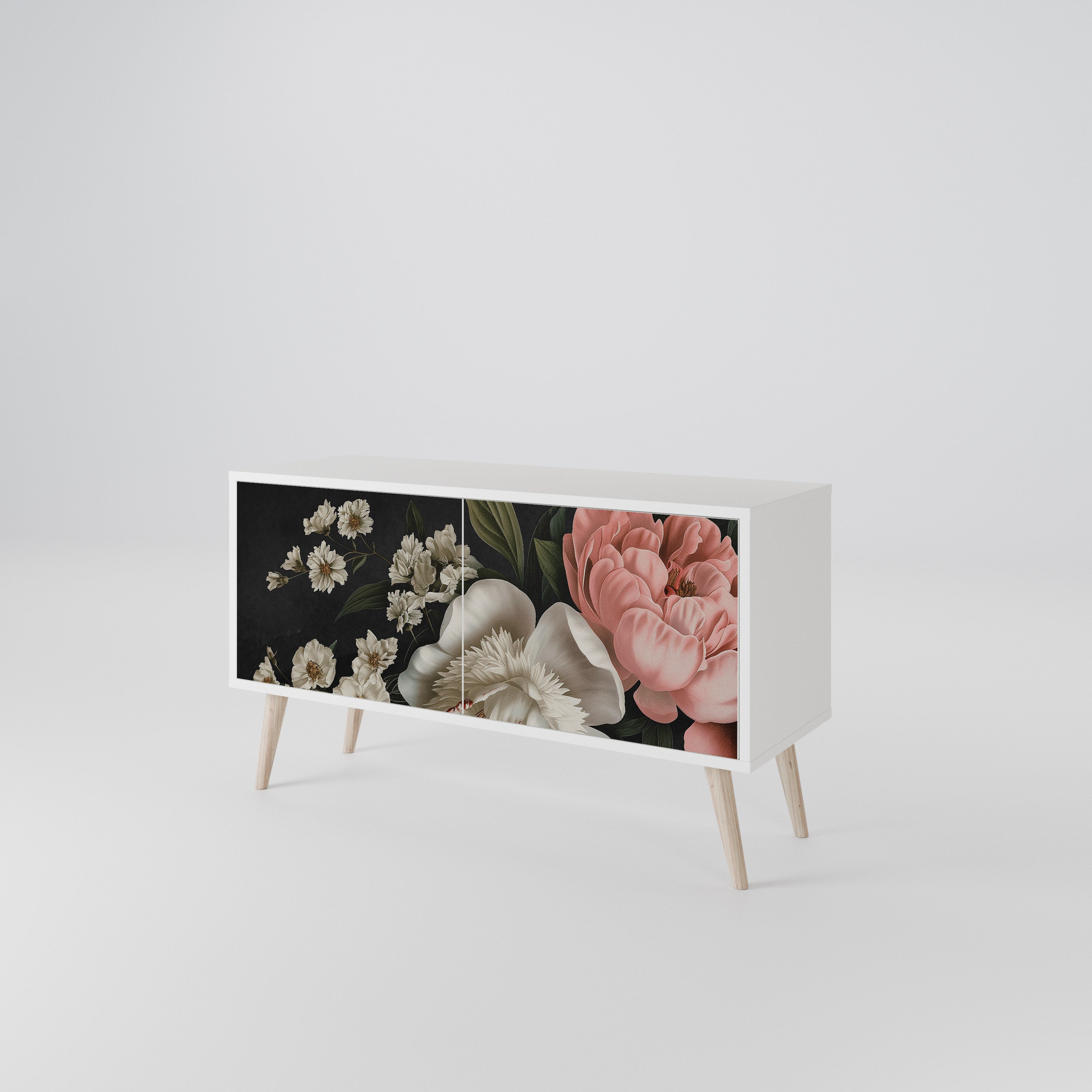 LUSH ELEGANCE Kompaktes 2-türiges TV-Lowboard
