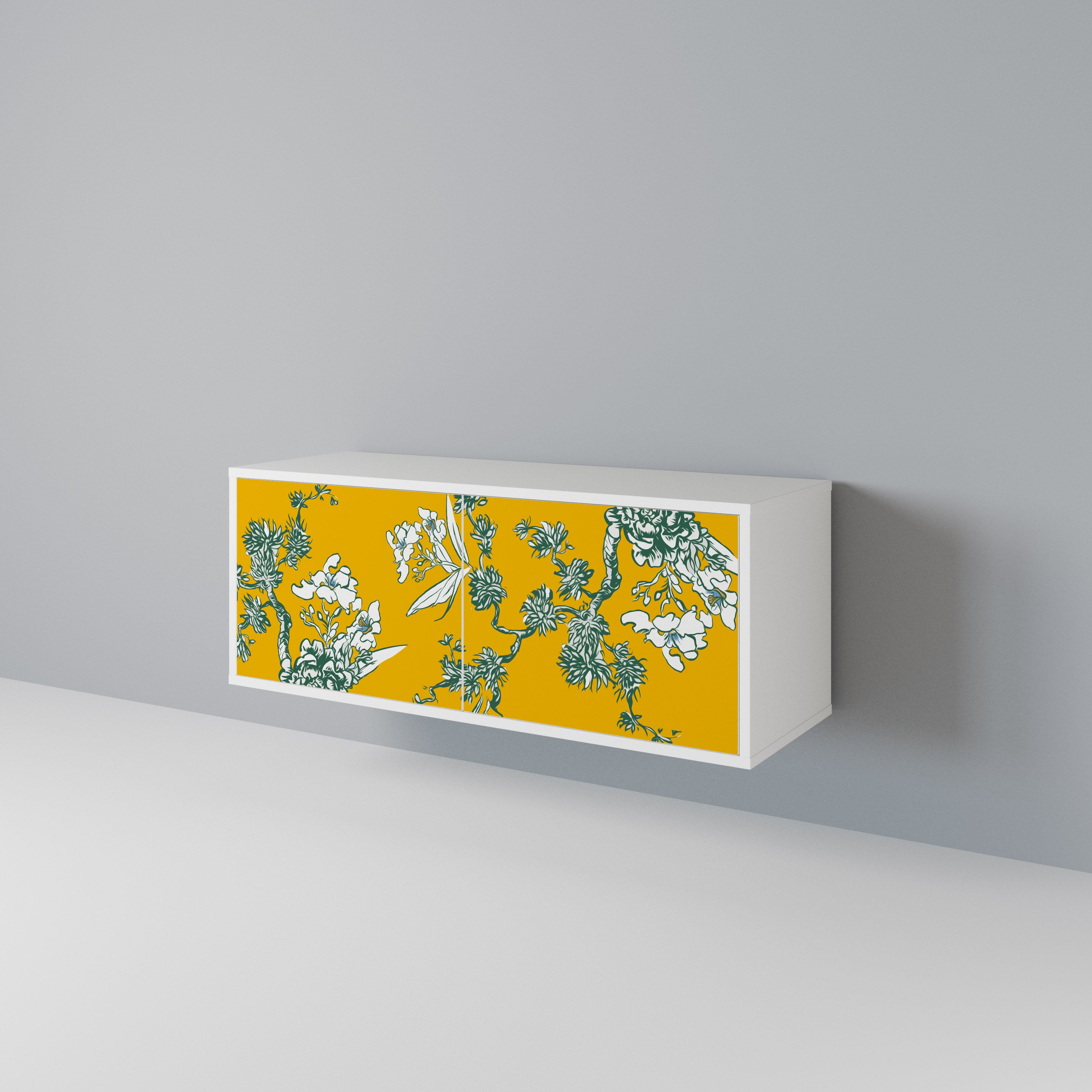 YELLOW CHINOISERIE Kompaktes 2-türiges TV-Lowboard