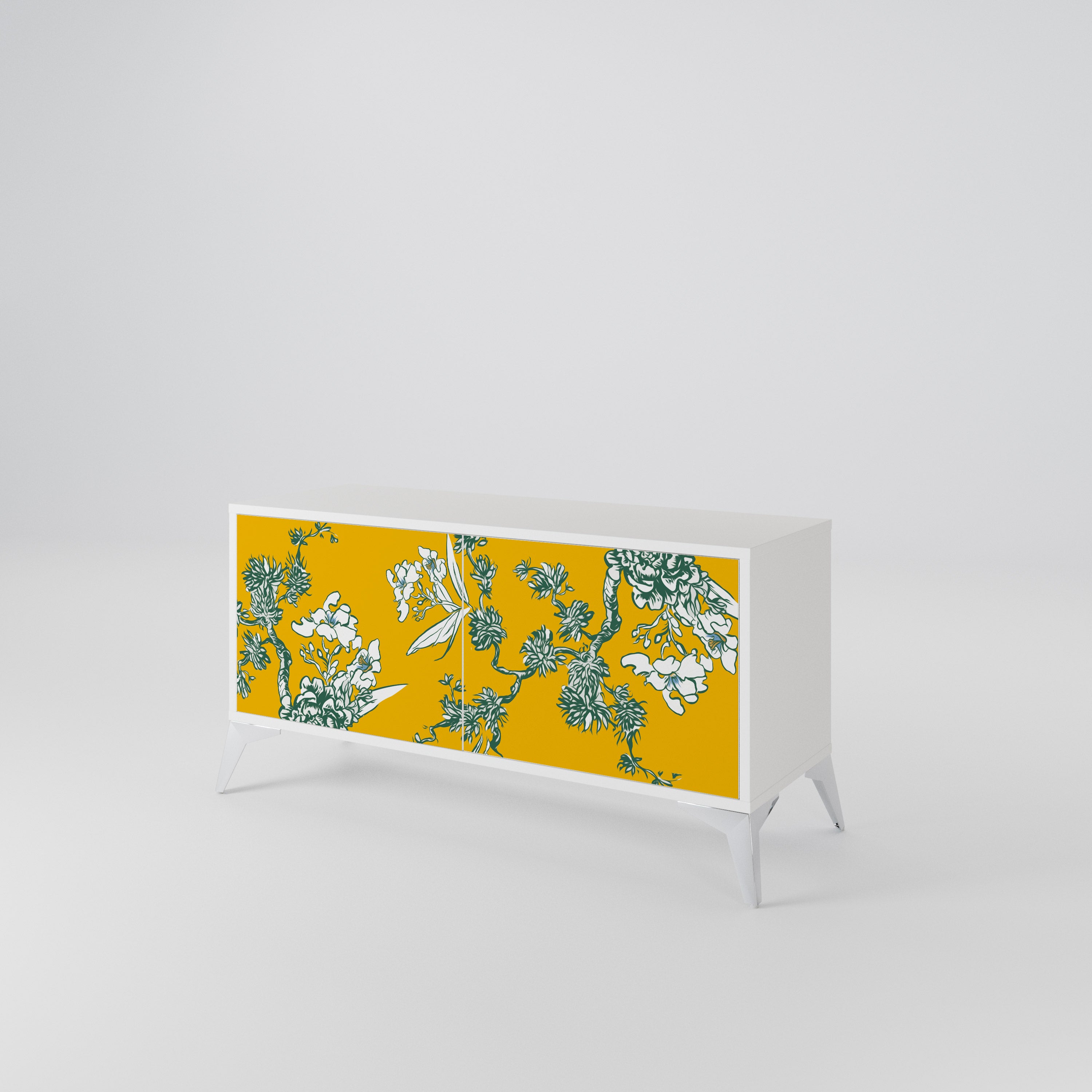 YELLOW CHINOISERIE Kompaktes 2-türiges TV-Lowboard