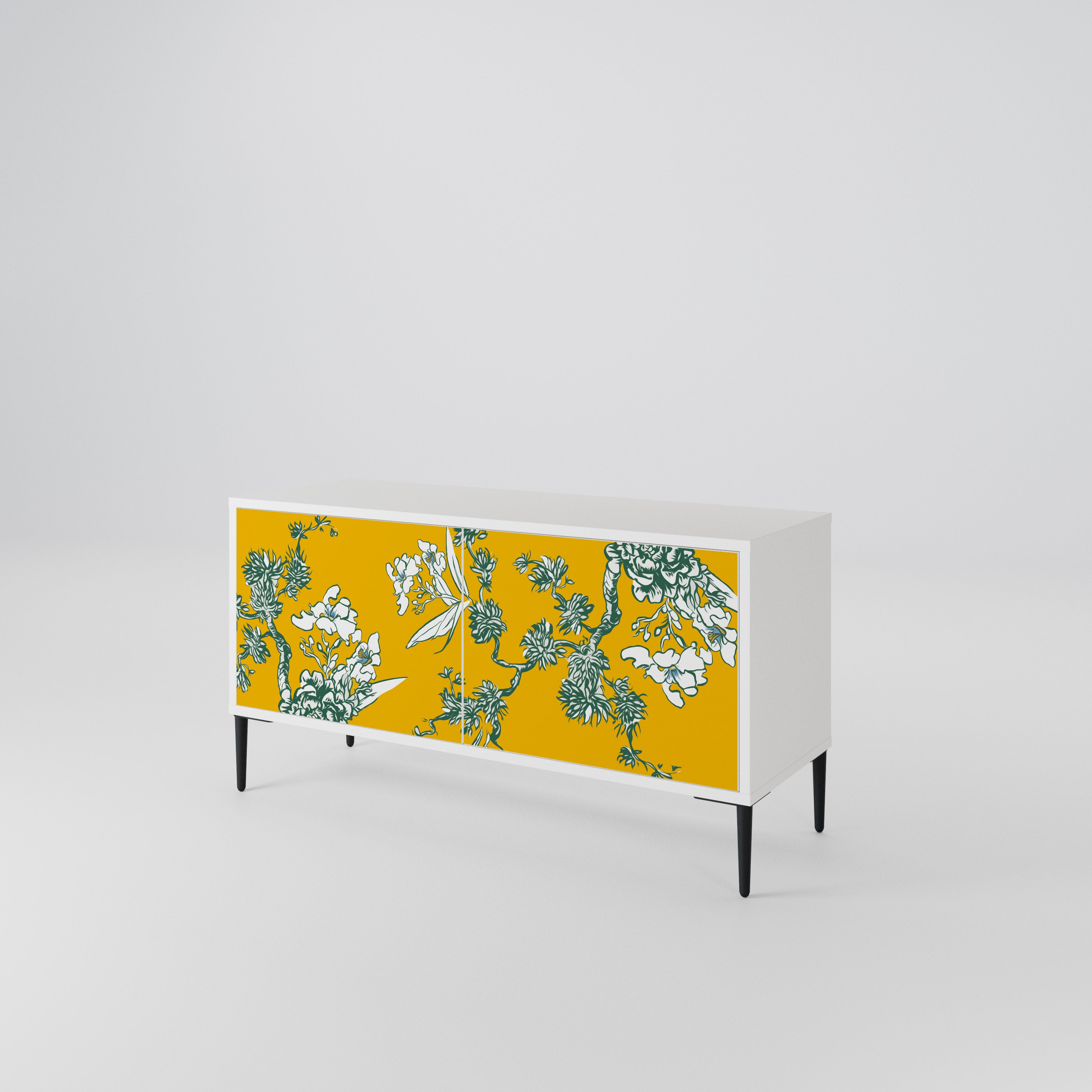 YELLOW CHINOISERIE Kompaktes 2-türiges TV-Lowboard