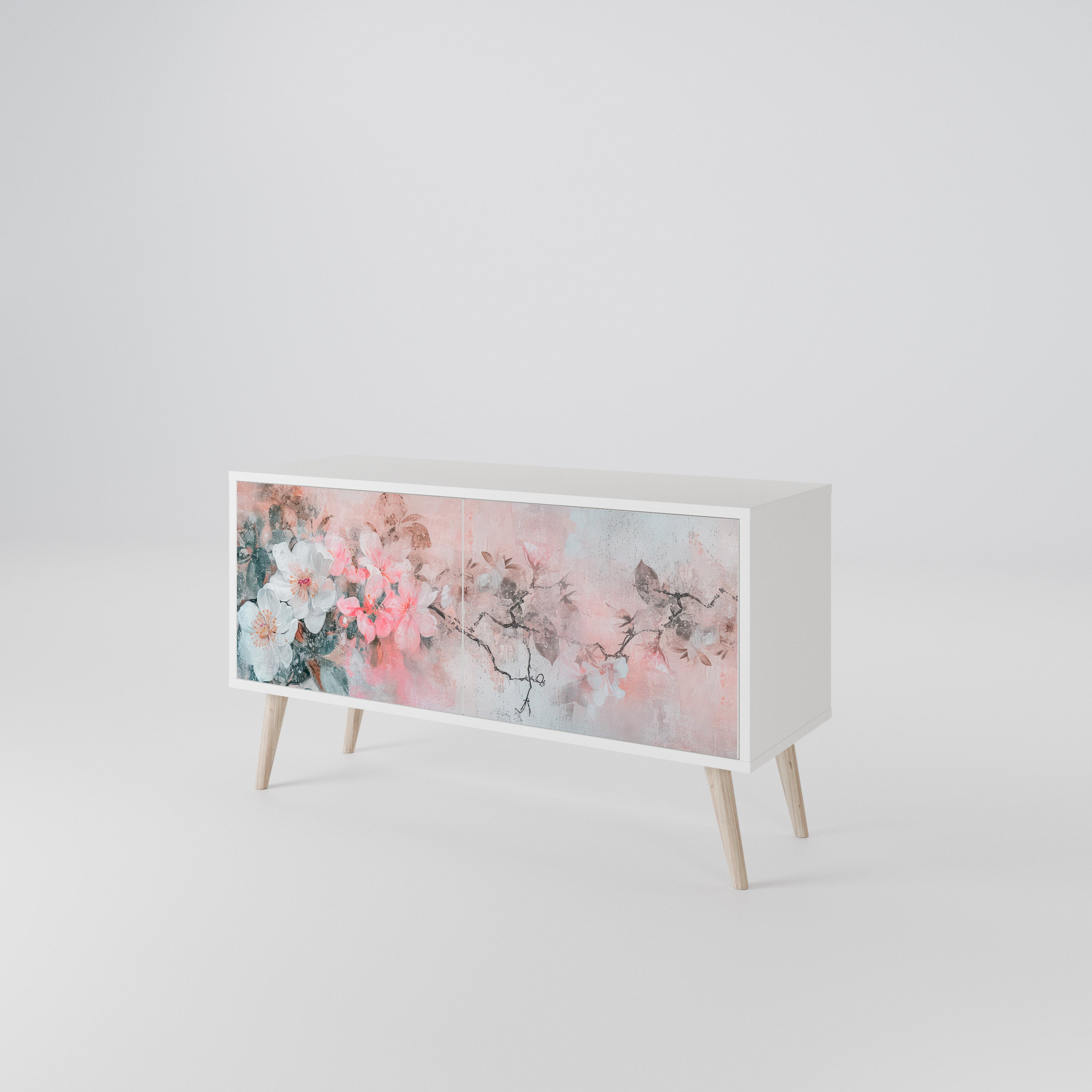 CHERRY BLOSSOM Kompaktes 2-türiges TV-Lowboard