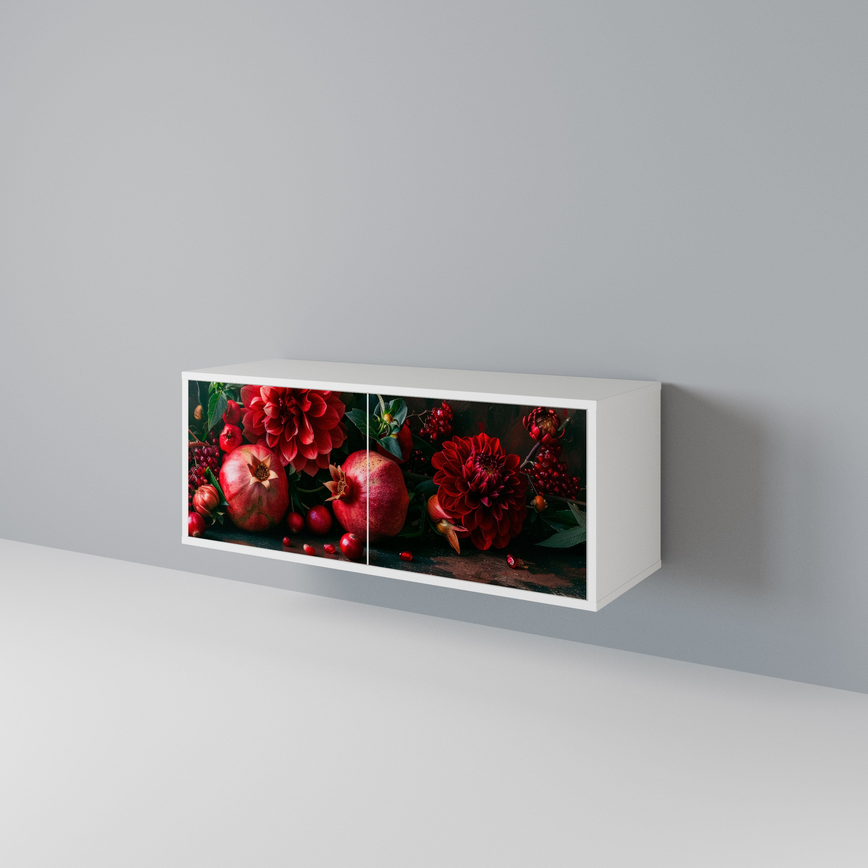 DAHLIAS AND POMEGRANATES Kompaktes 2-türiges TV-Lowboard