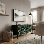 THE LABYRINTH OF GOLD Compact 2-Door TV Cabinet