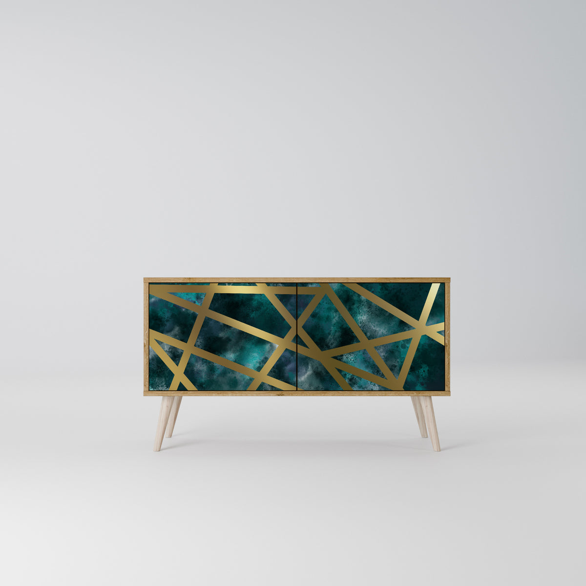 THE LABYRINTH OF GOLD Compact 2-Door TV Cabinet