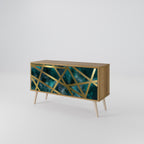 THE LABYRINTH OF GOLD Kompaktes 2-türiges TV-Lowboard