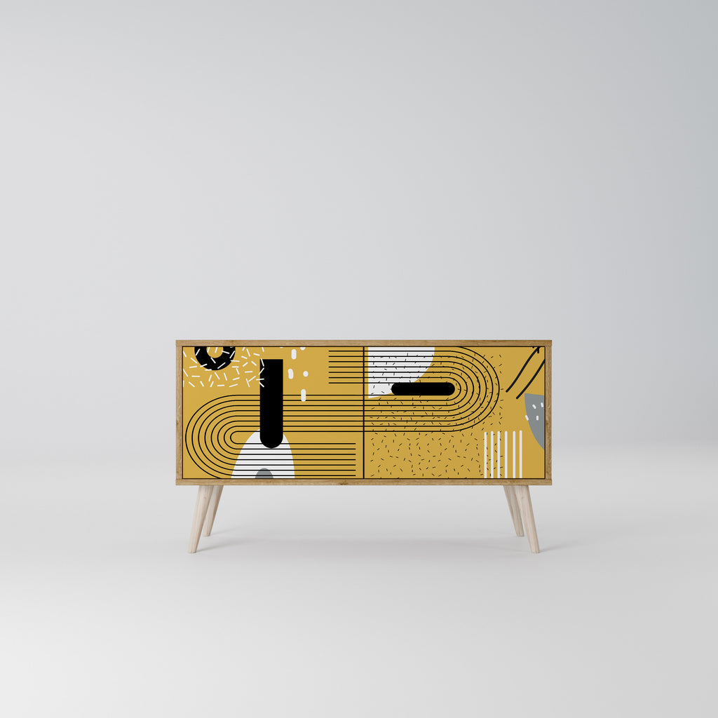 SHAPESHIFT SYMPHONY Kompaktes 2-türiges TV-Lowboard