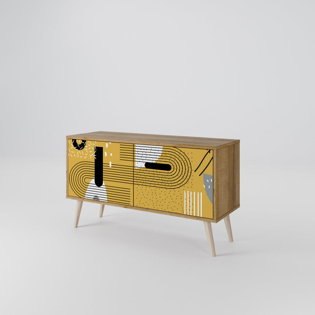 SHAPESHIFT SYMPHONY Kompaktes 2-türiges TV-Lowboard