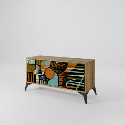GEODE GLIMMER Kompaktes 2-türiges TV-Lowboard