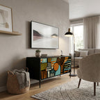 GEODE GLIMMER Compact 2-Door TV Cabinet