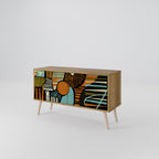 GEODE GLIMMER Kompaktes 2-türiges TV-Lowboard