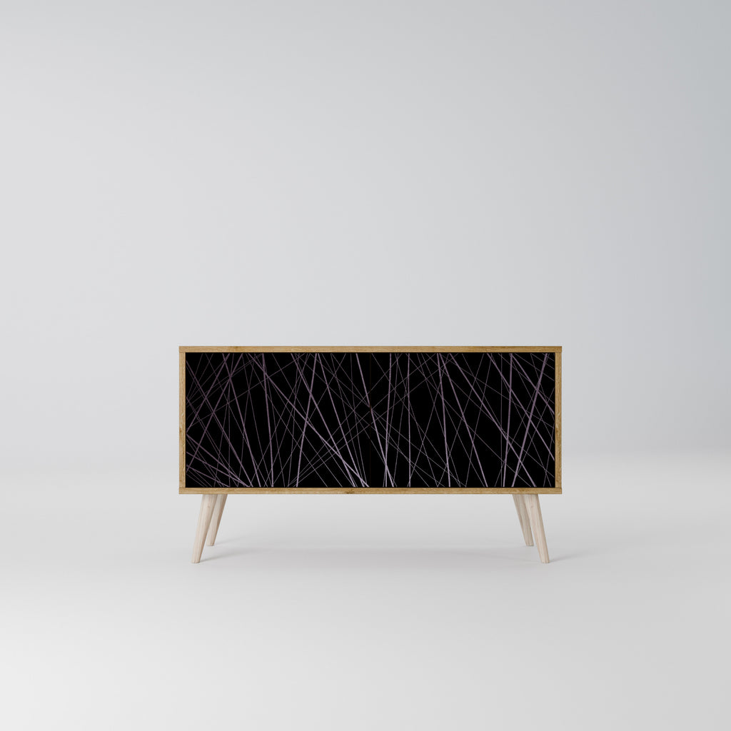 SHIMMER SPIDERGRAM Kompaktes 2-türiges TV-Lowboard