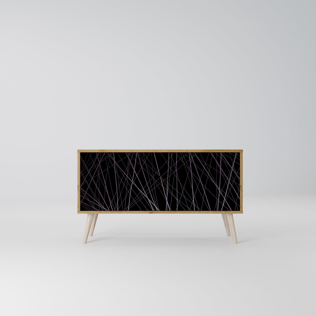SHIMMER SPIDERGRAM Kompaktes 2-türiges TV-Lowboard