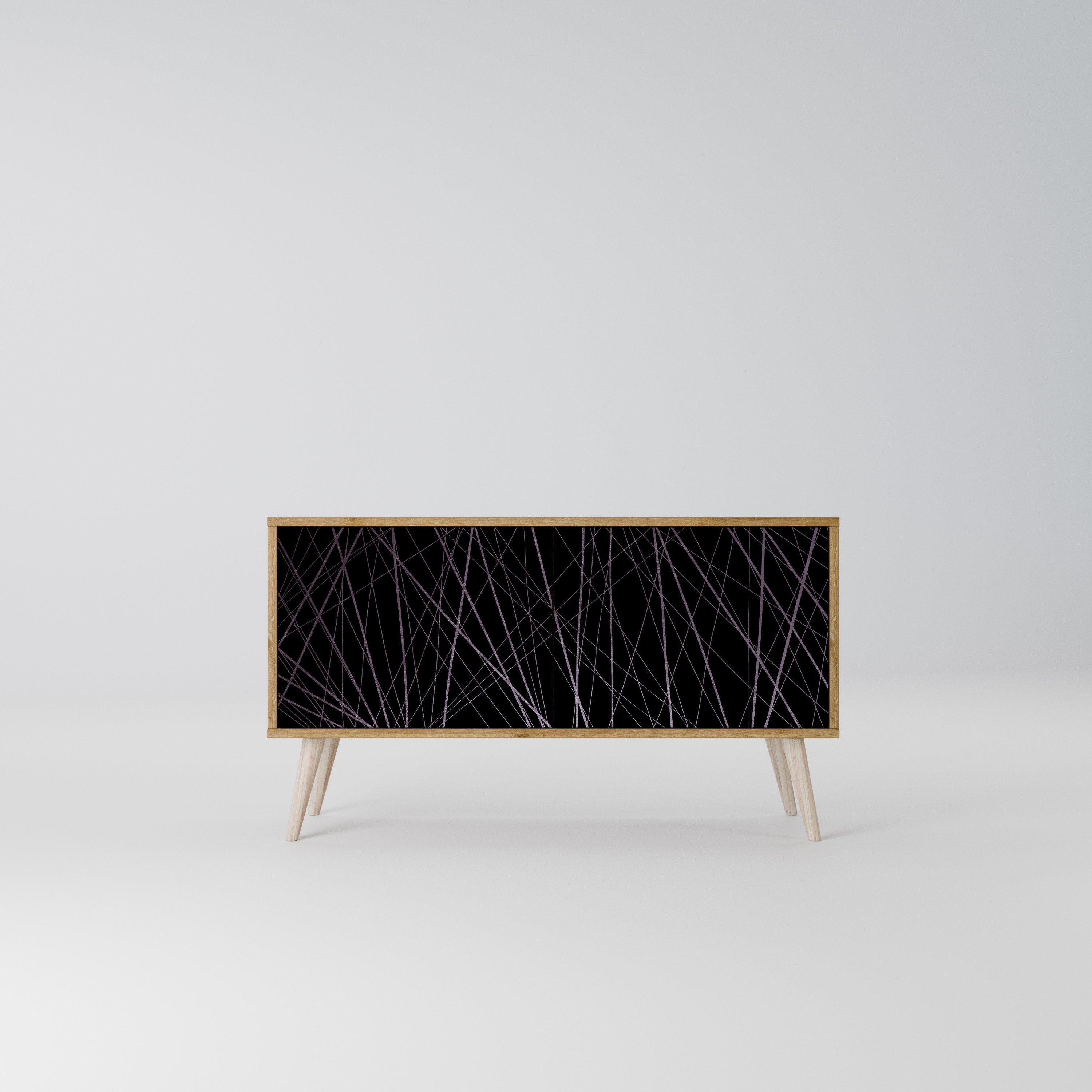 SHIMMER SPIDERGRAM Kompaktes 2-türiges TV-Lowboard