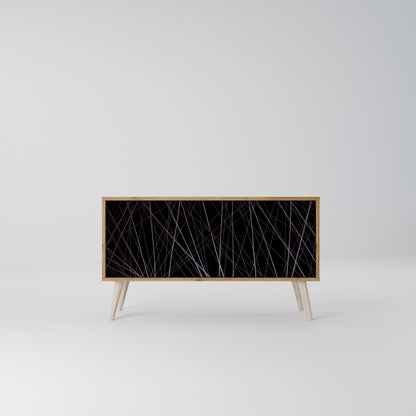 SHIMMER SPIDERGRAM Kompaktes 2-türiges TV-Lowboard