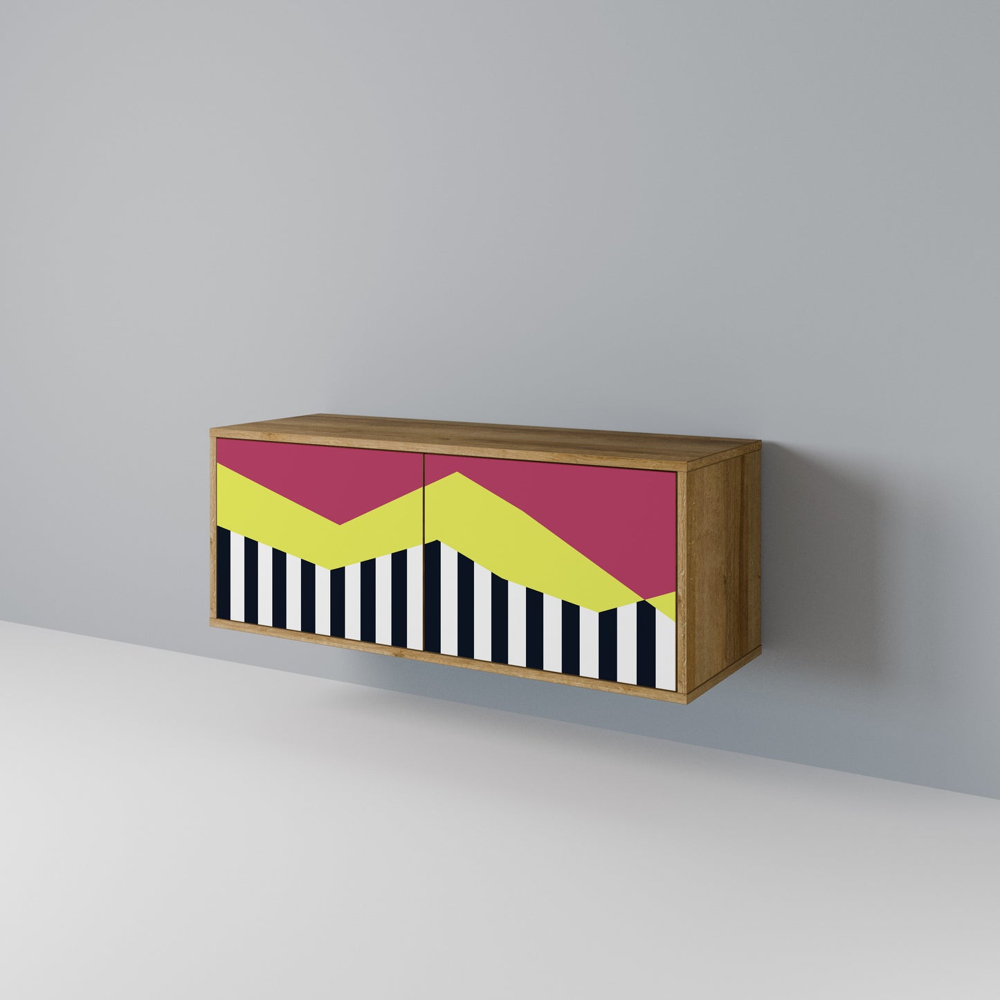 PIANO FANTASY Kompaktes 2-türiges TV-Lowboard