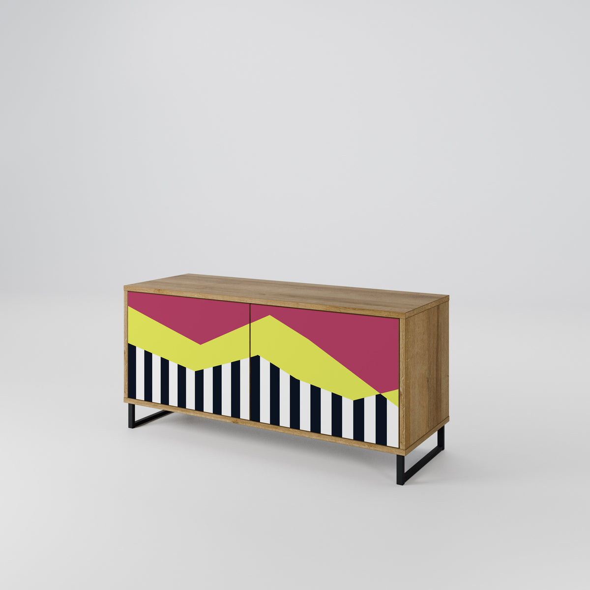PIANO FANTASY Kompaktes 2-türiges TV-Lowboard