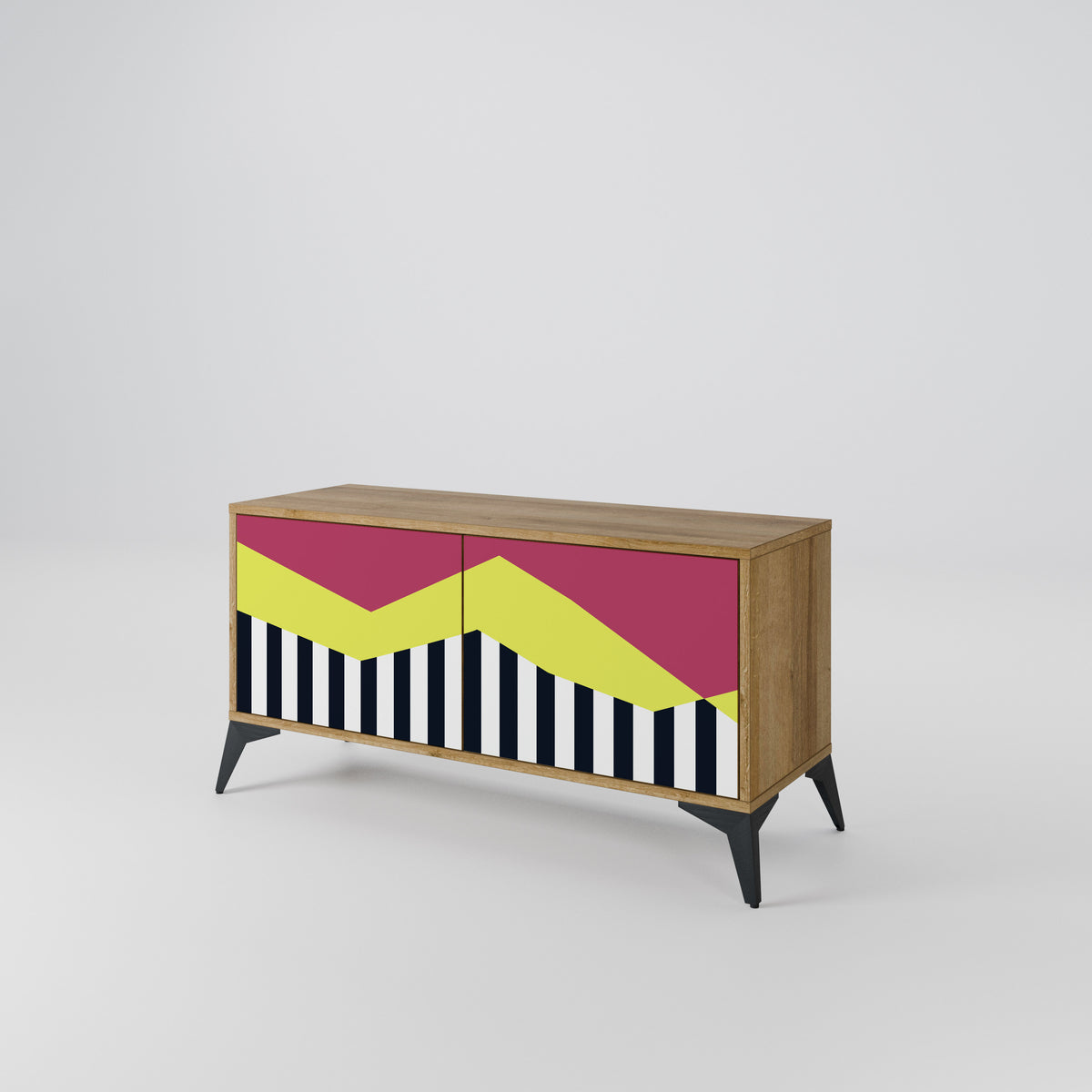 PIANO FANTASY Kompaktes 2-türiges TV-Lowboard