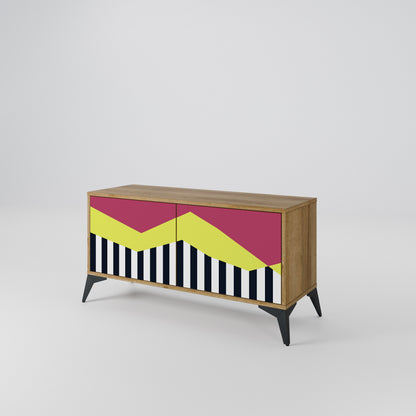 PIANO FANTASY Kompaktes 2-türiges TV-Lowboard