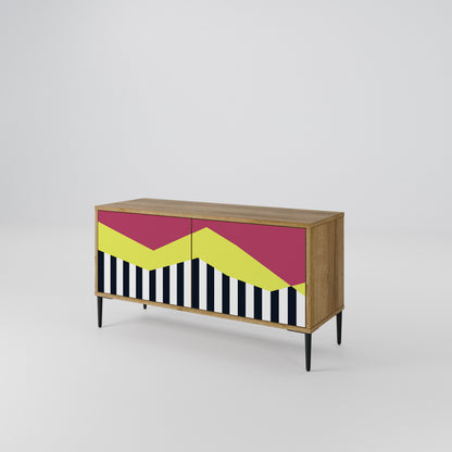 PIANO FANTASY Kompaktes 2-türiges TV-Lowboard