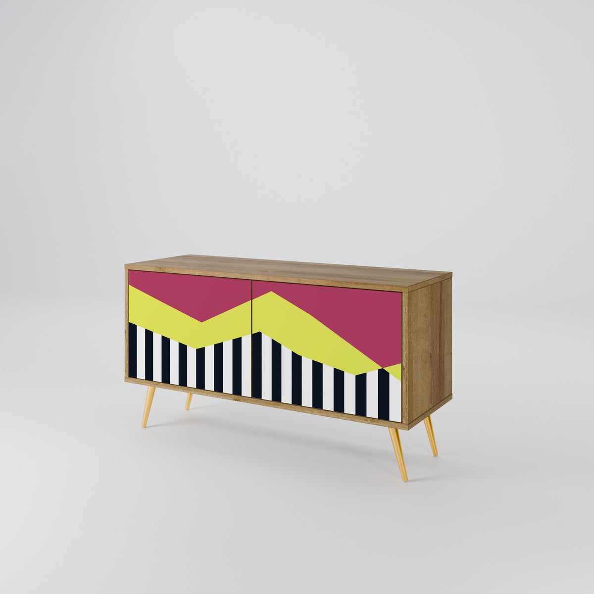 PIANO FANTASY Kompaktes 2-türiges TV-Lowboard