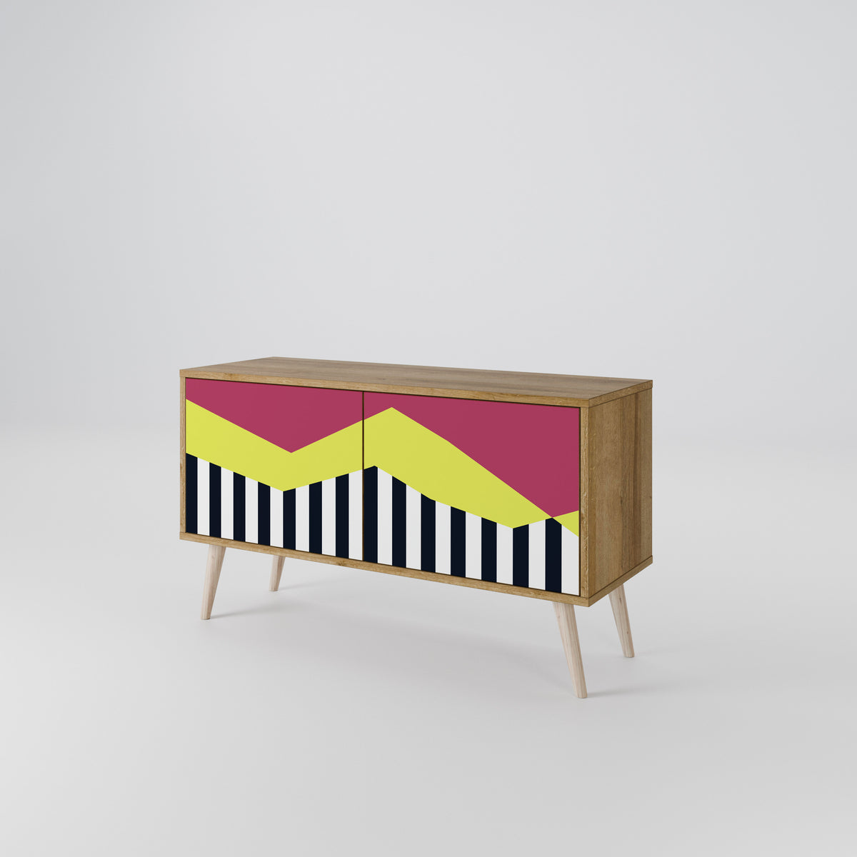 PIANO FANTASY Kompaktes 2-türiges TV-Lowboard