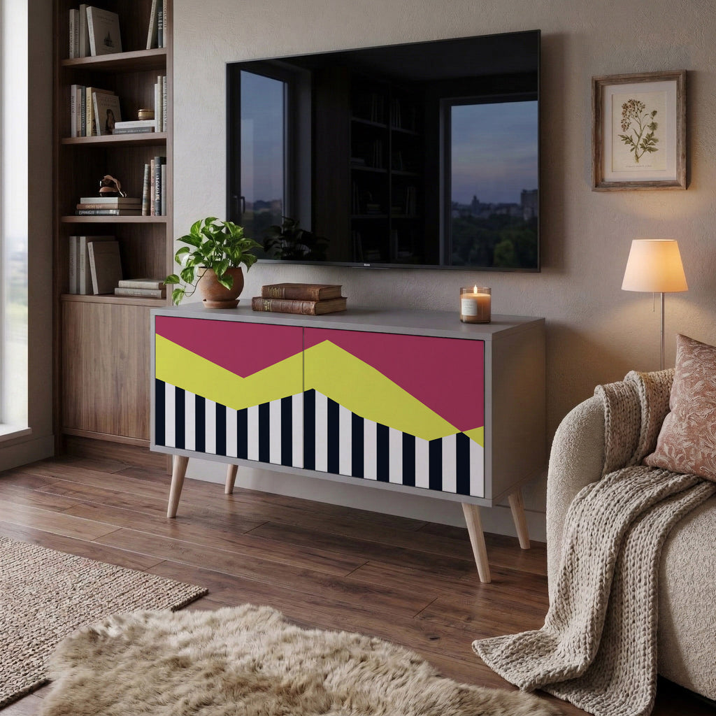 PIANO FANTASY Kompaktes 2-türiges TV-Lowboard