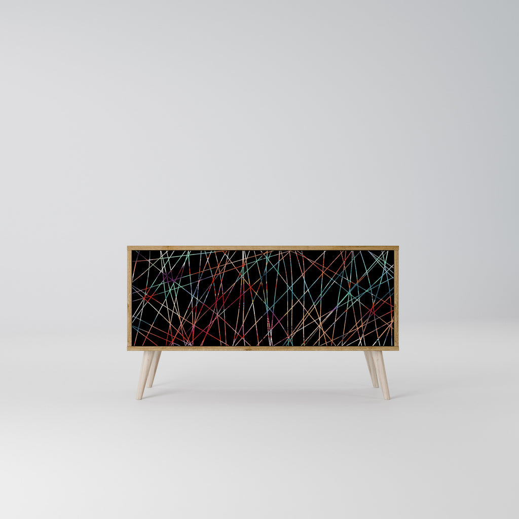 LUMINOUS SNARE Kompaktes 2-türiges TV-Lowboard