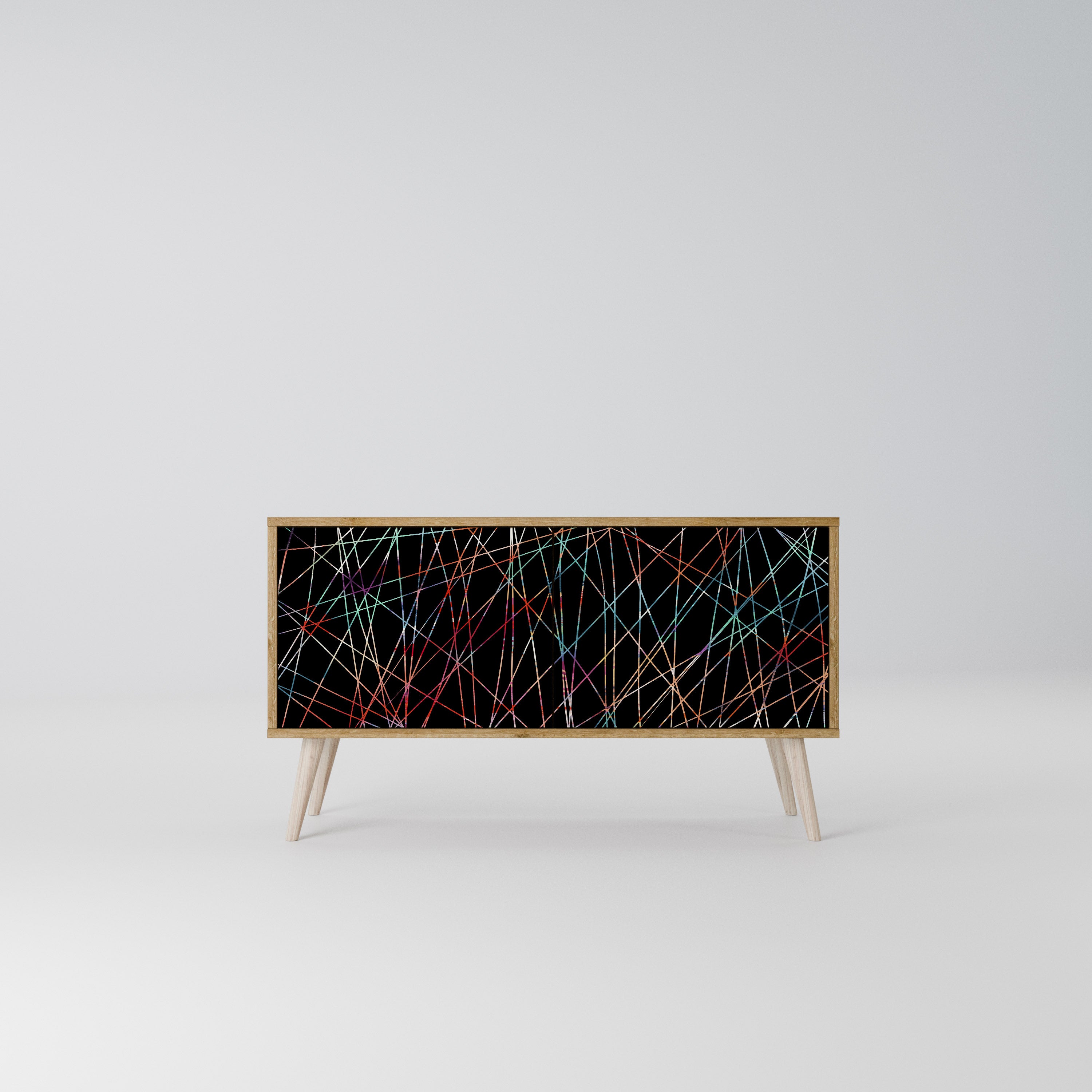 LUMINOUS SNARE Kompaktes 2-türiges TV-Lowboard