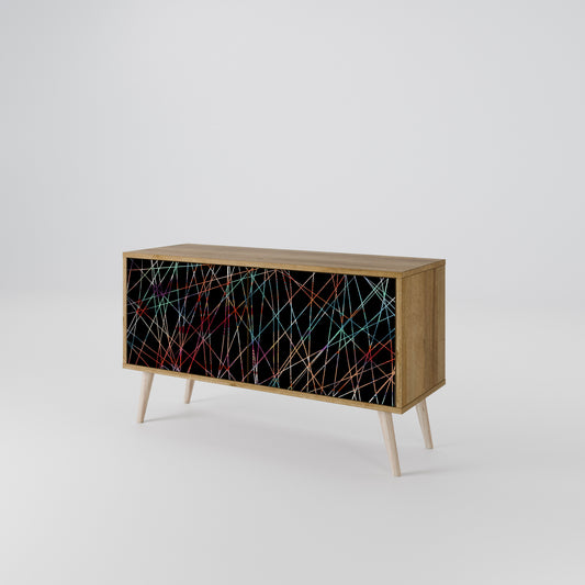 LUMINOUS SNARE Kompaktes 2-türiges TV-Lowboard
