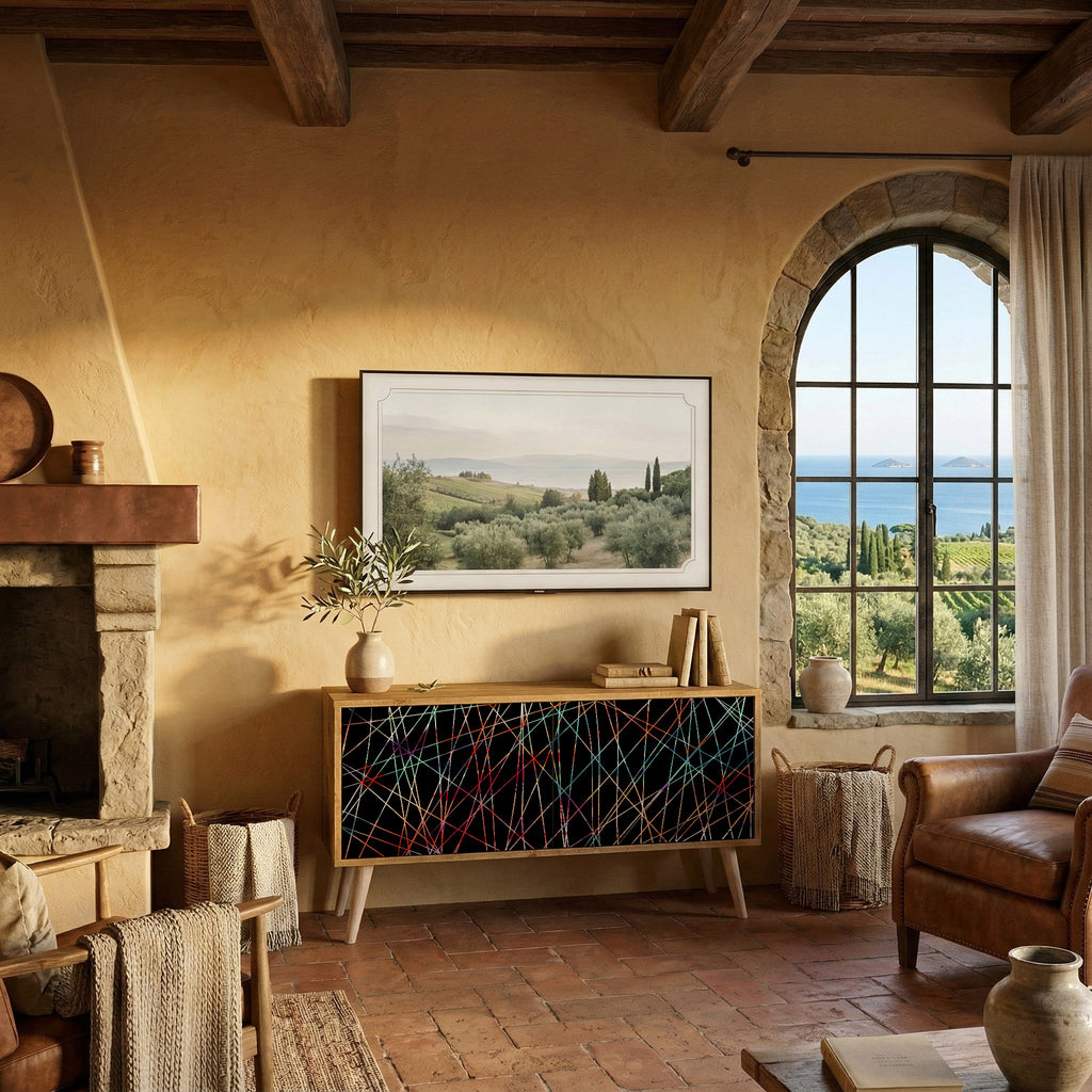 LUMINOUS SNARE Kompaktes 2-türiges TV-Lowboard