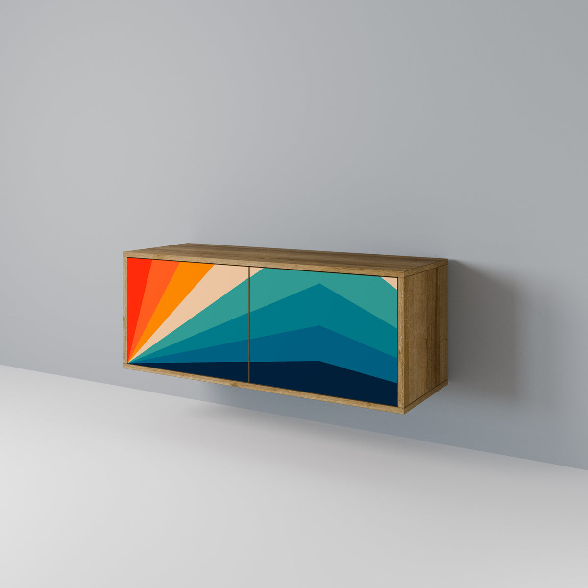 PRISM CONCUSSION Kompaktes 2-türiges TV-Lowboard
