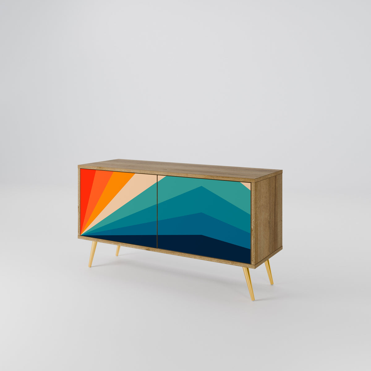 PRISM CONCUSSION Kompaktes 2-türiges TV-Lowboard