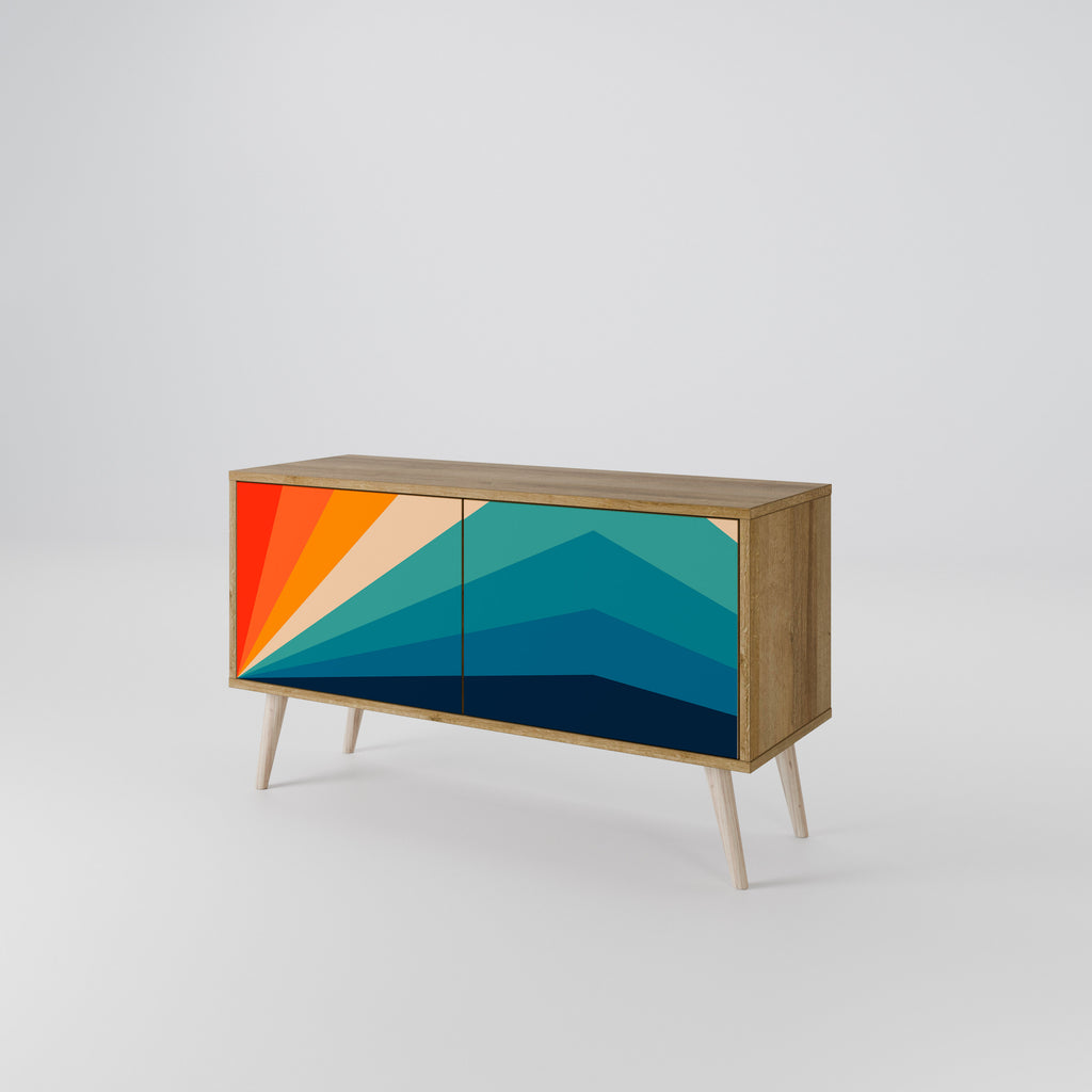 PRISM CONCUSSION Kompaktes 2-türiges TV-Lowboard