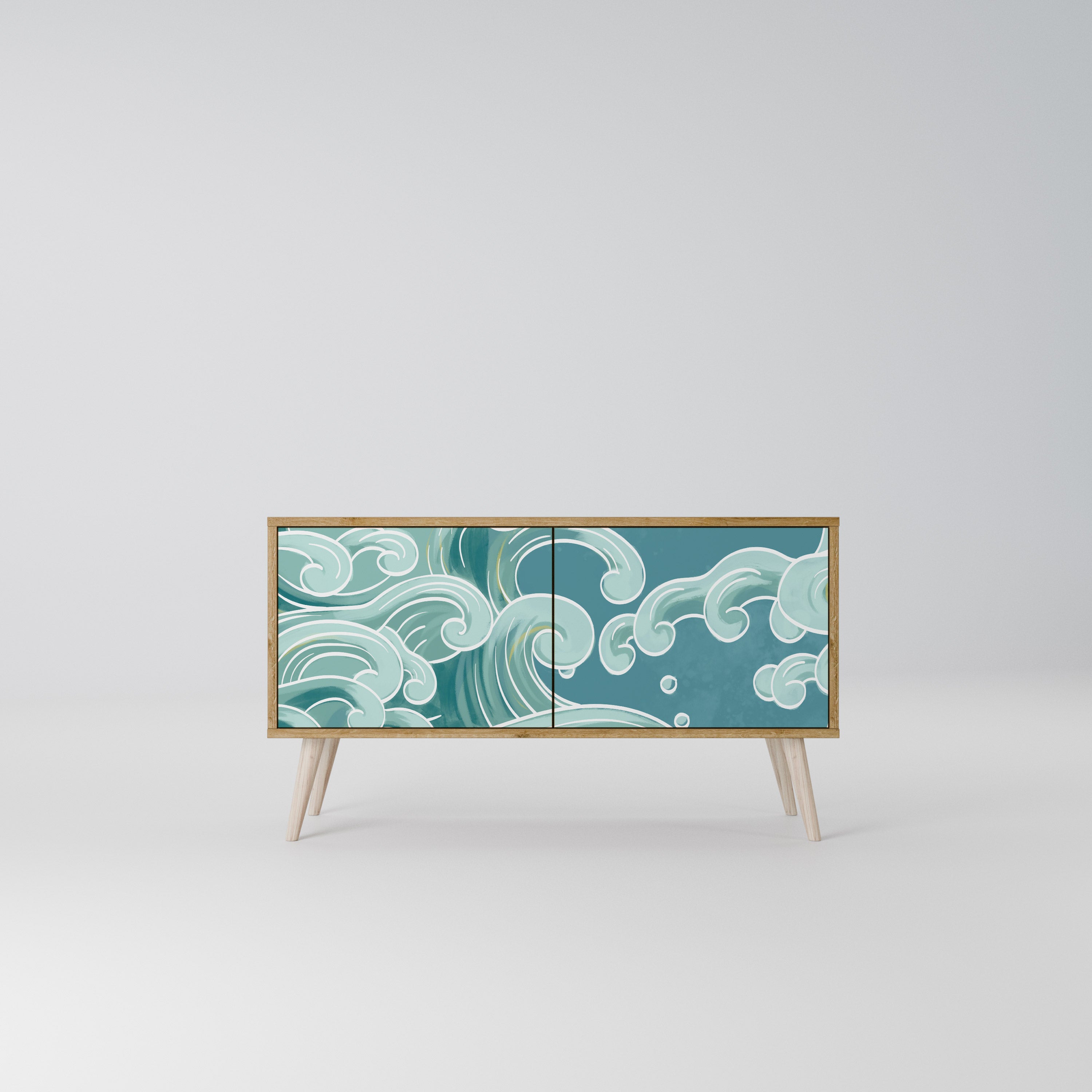 ASIAN SWAY Kompaktes 2-türiges TV-Lowboard