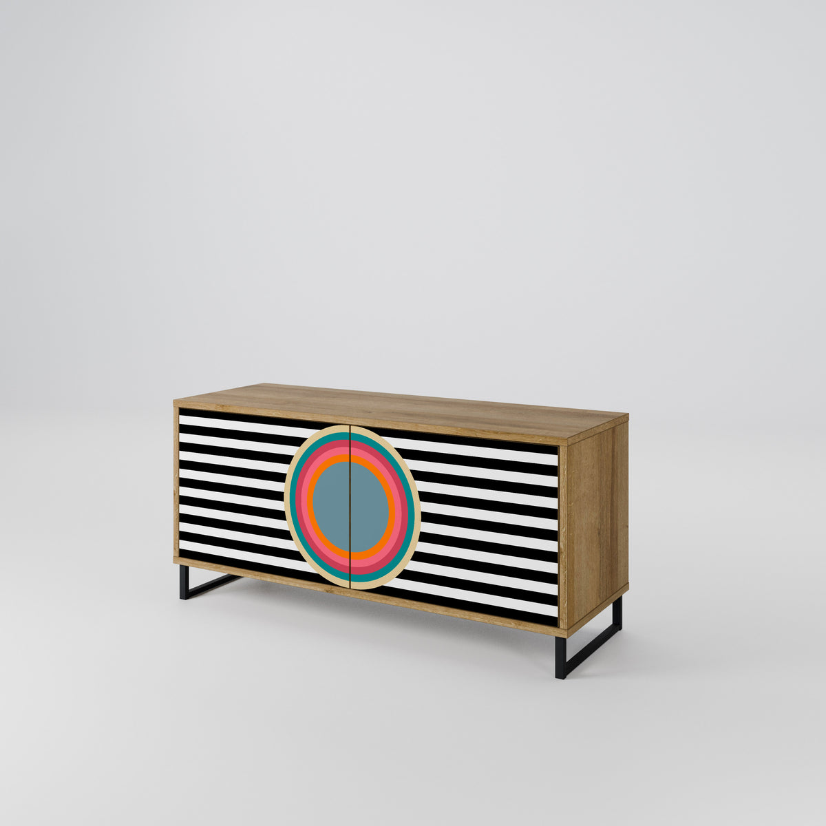 SPECTRA SHOWCASE Kompaktes 2-türiges TV-Lowboard