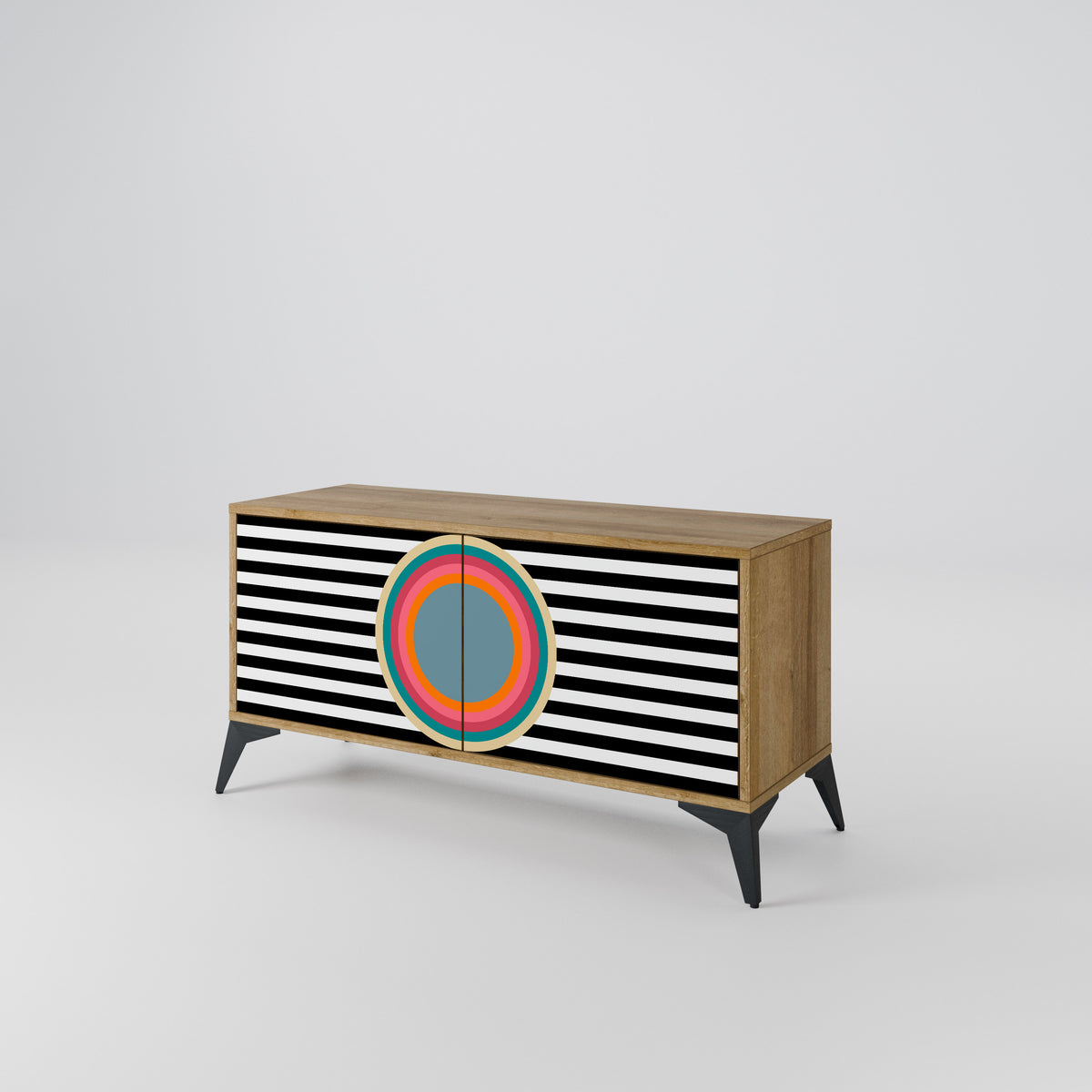 SPECTRA SHOWCASE Kompaktes 2-türiges TV-Lowboard